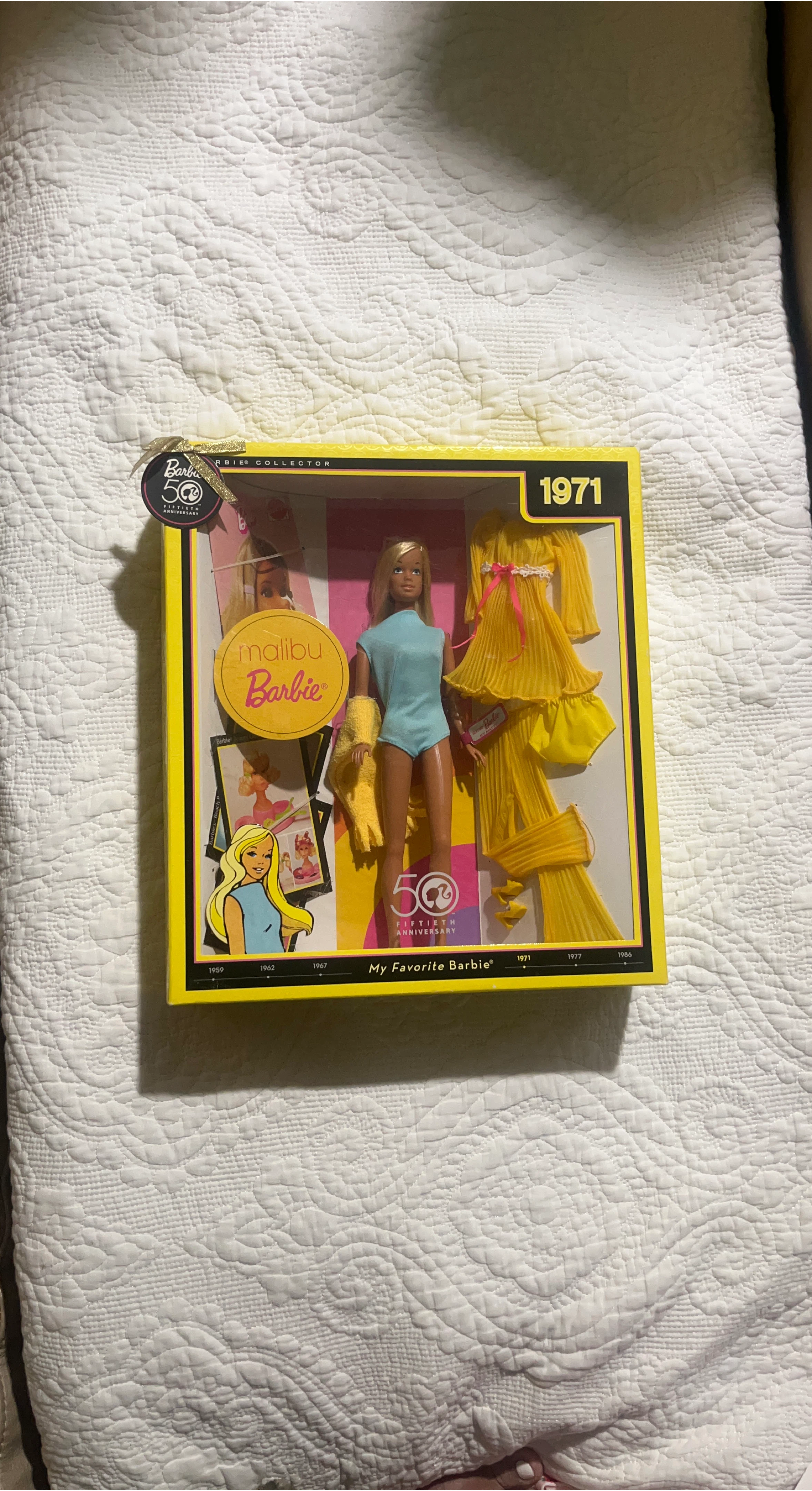 1971 Malibu Barbie 50th Anniversary Collector Doll - New