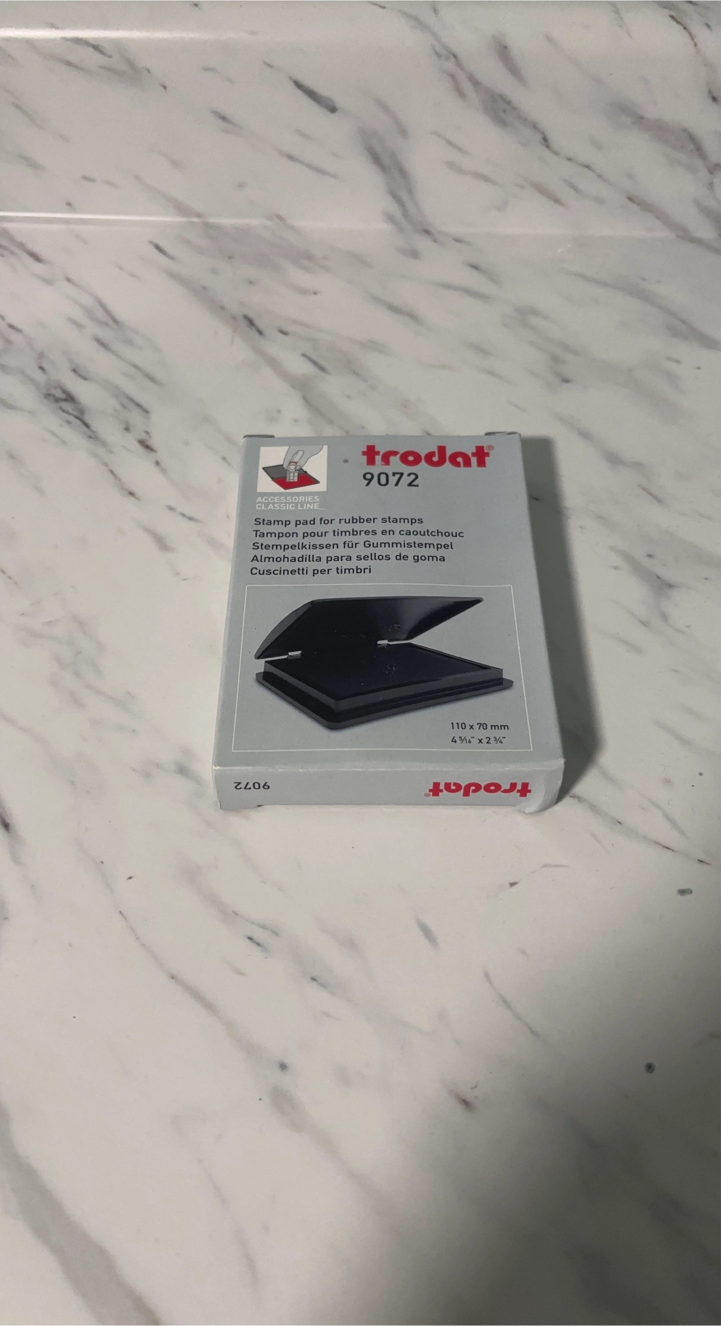 Trodat 9072 Stamp Pad for Rubber Stamps