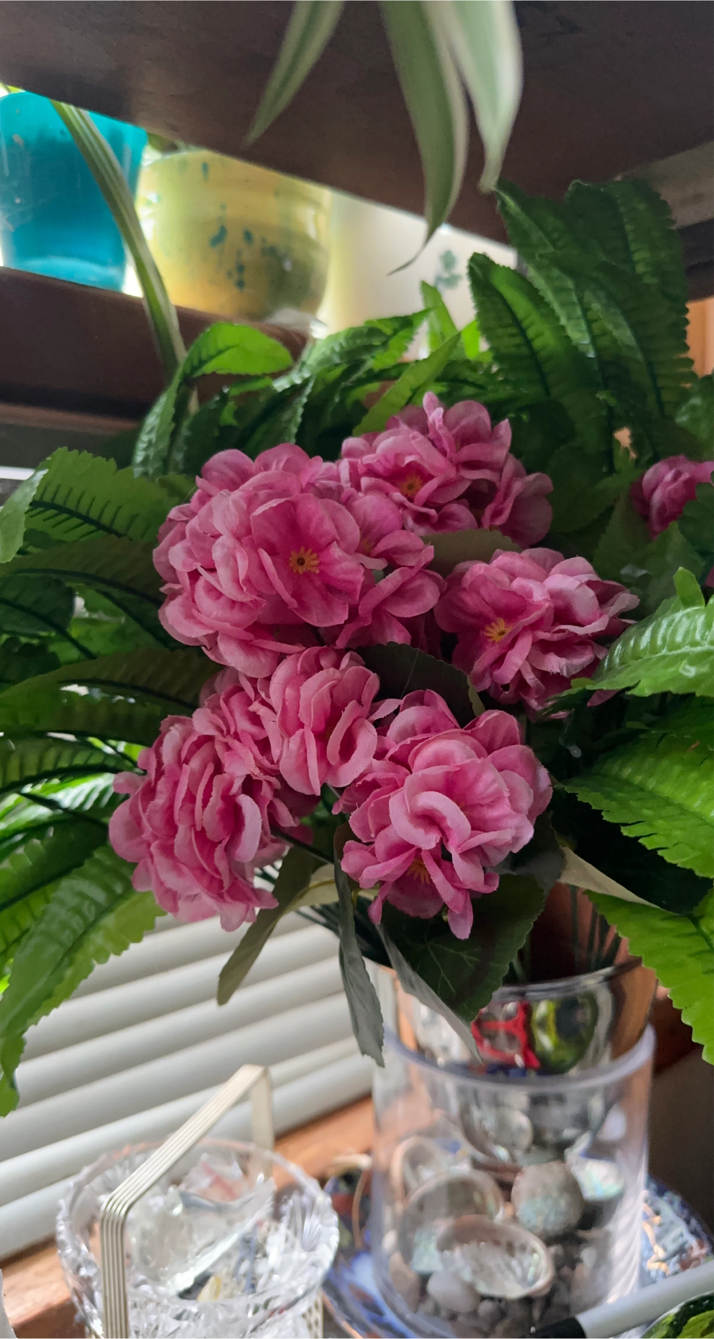 Pink Artificial Flower Arrangement