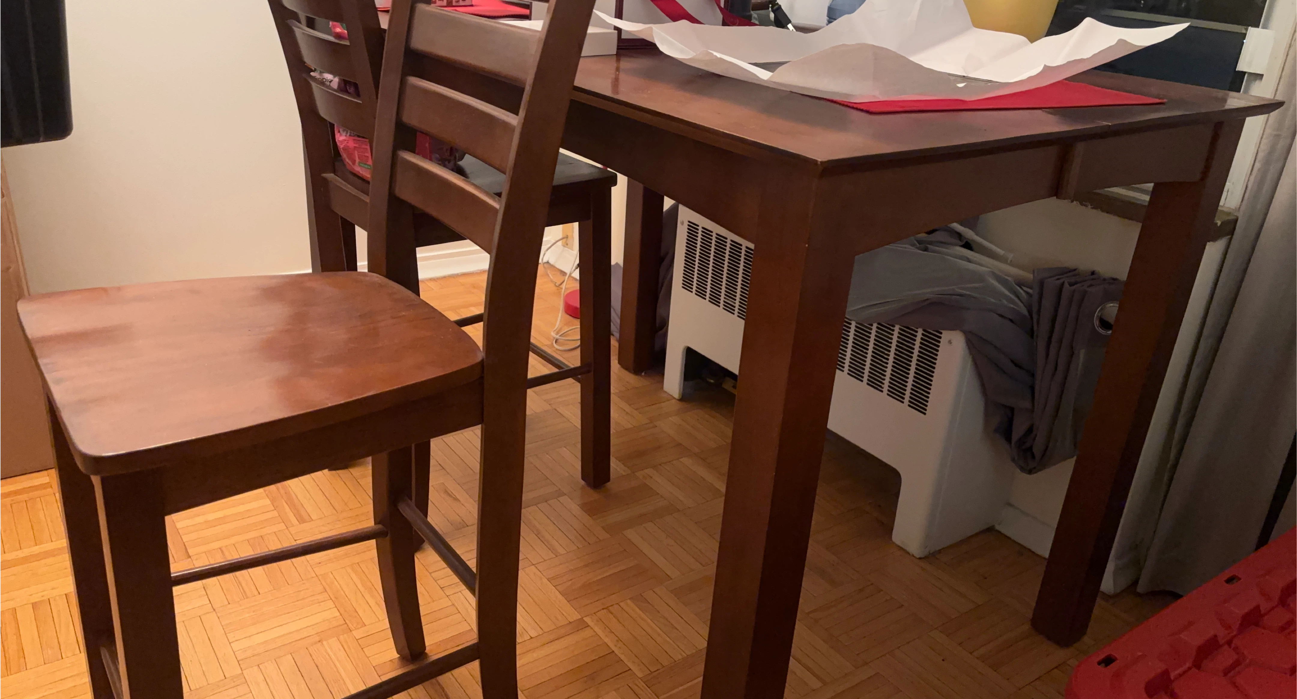 Wooden Table and Chairs Set