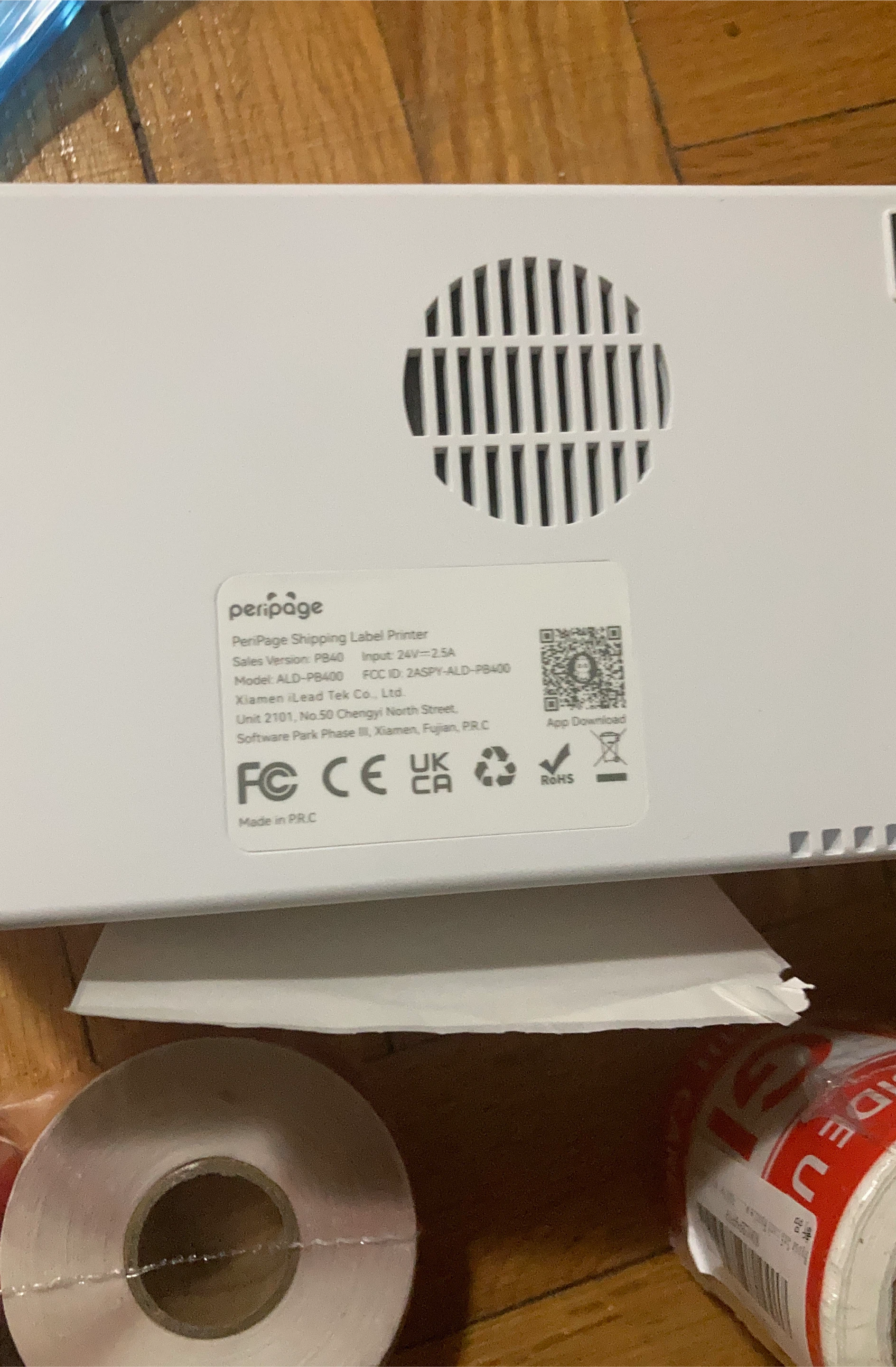 PeriPage Shipping Label Printer ALD-PB400