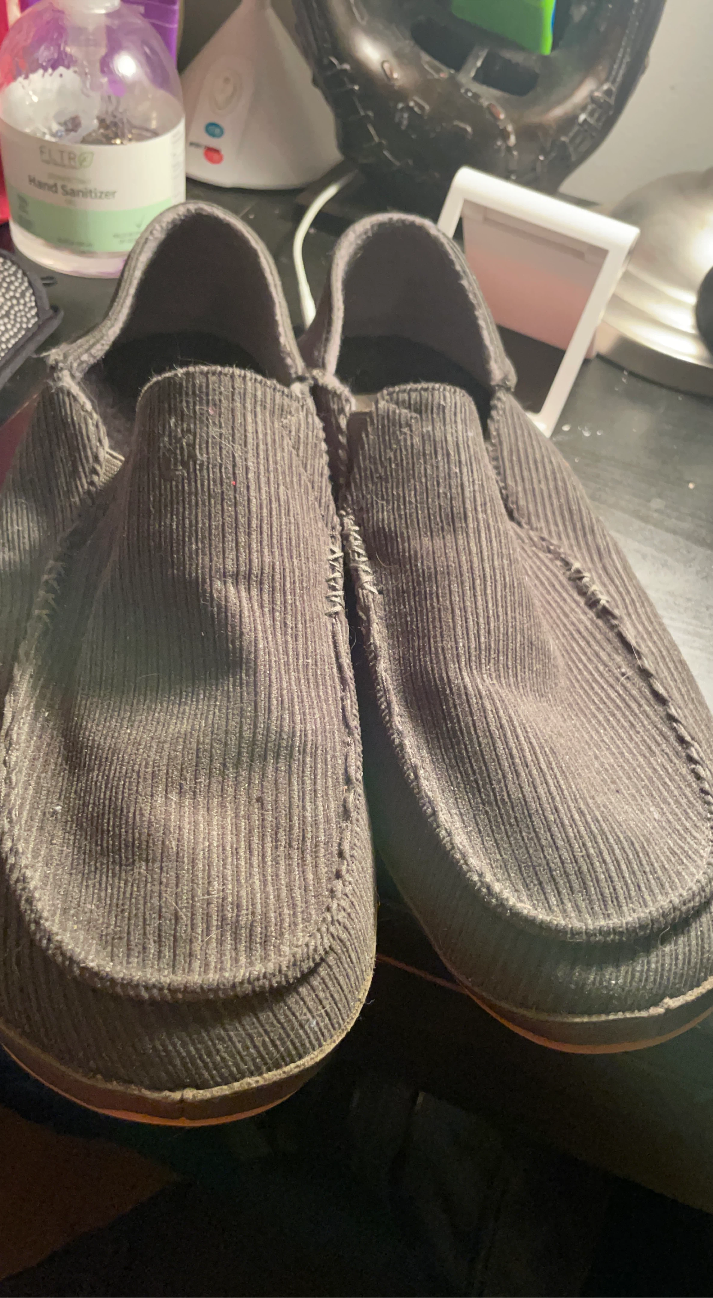 Corduroy Slip-On Shoes