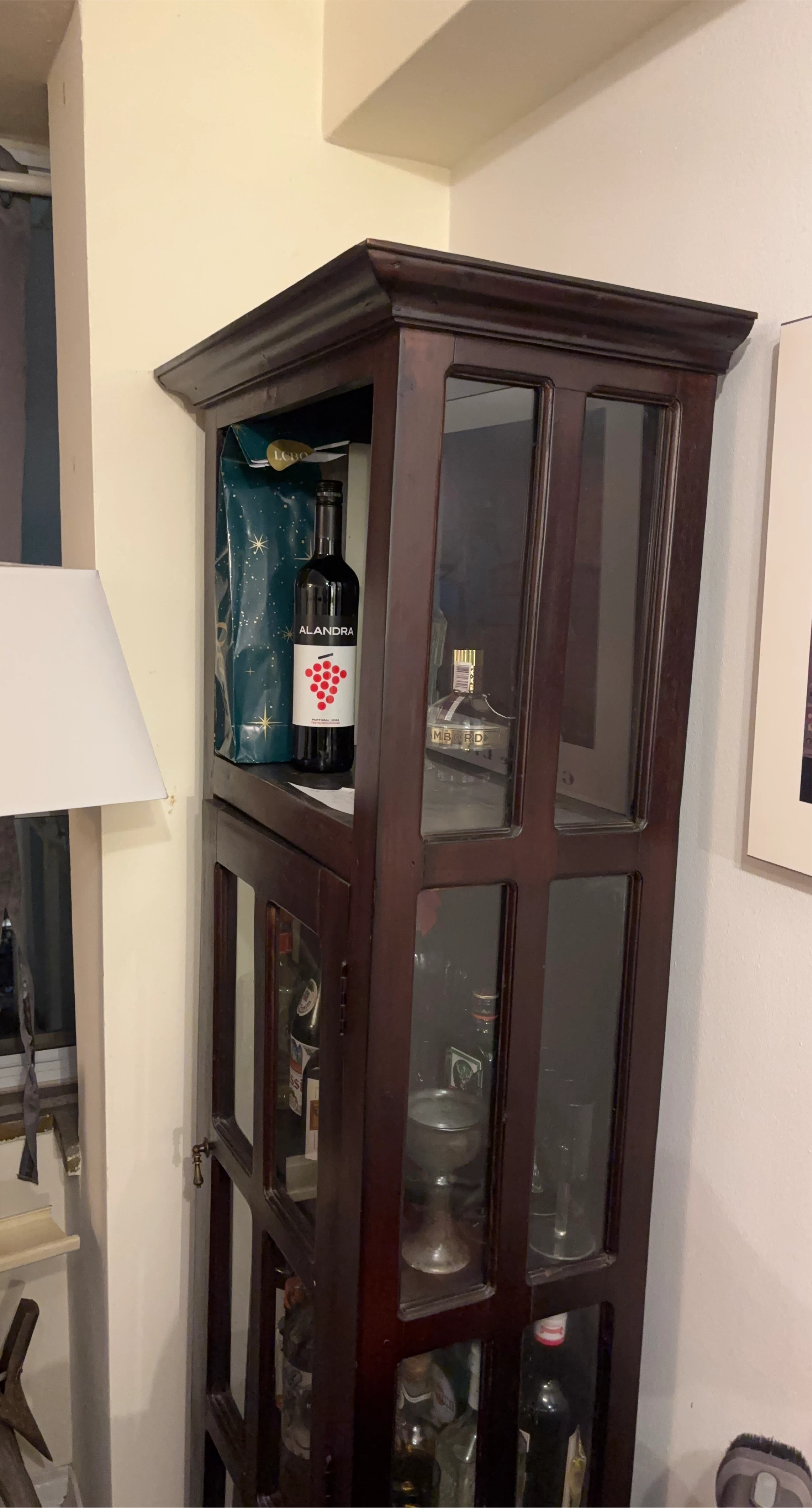 Wooden Display Cabinet