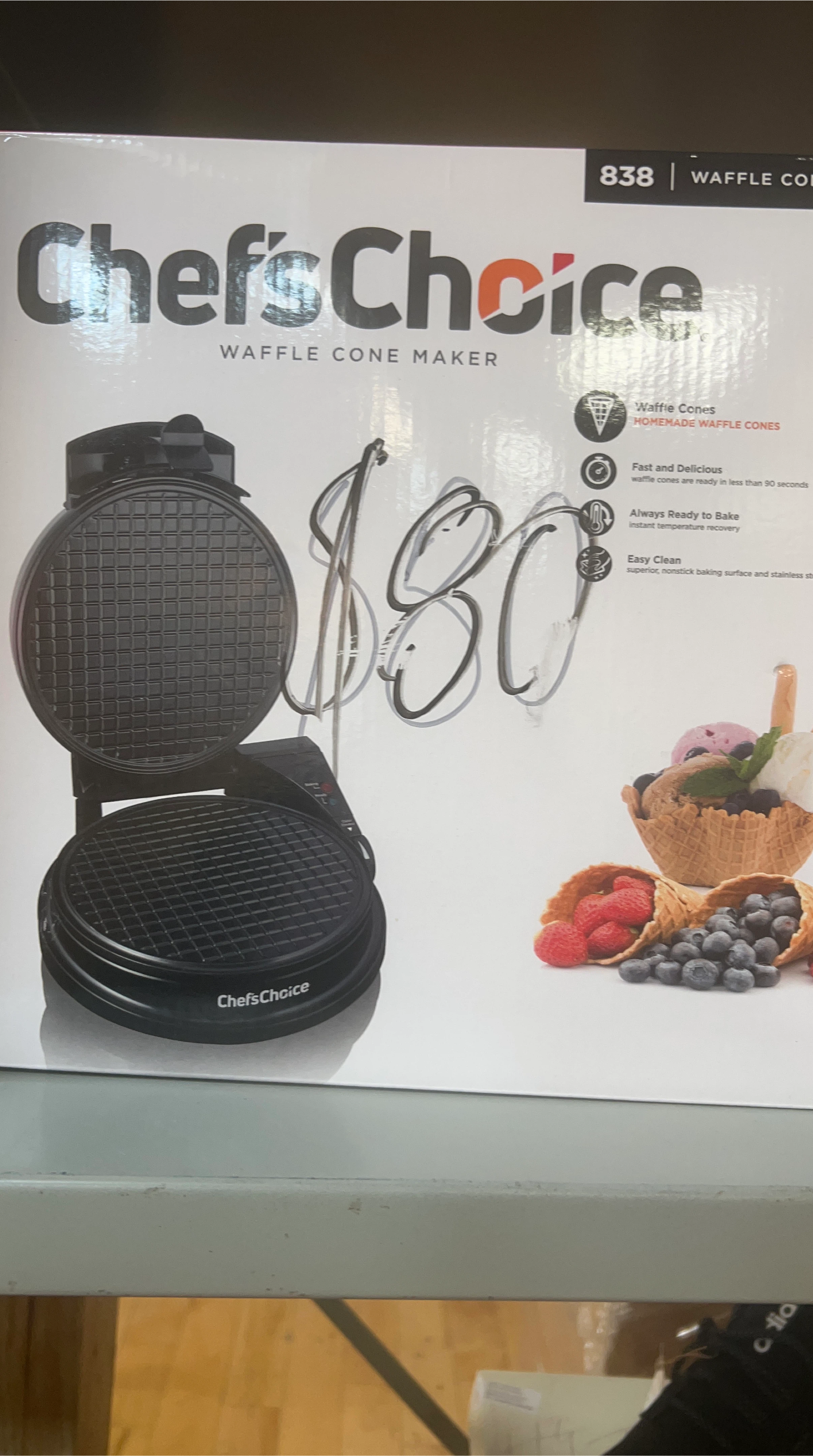 Chef's Choice Waffle Cone Maker - Model 838