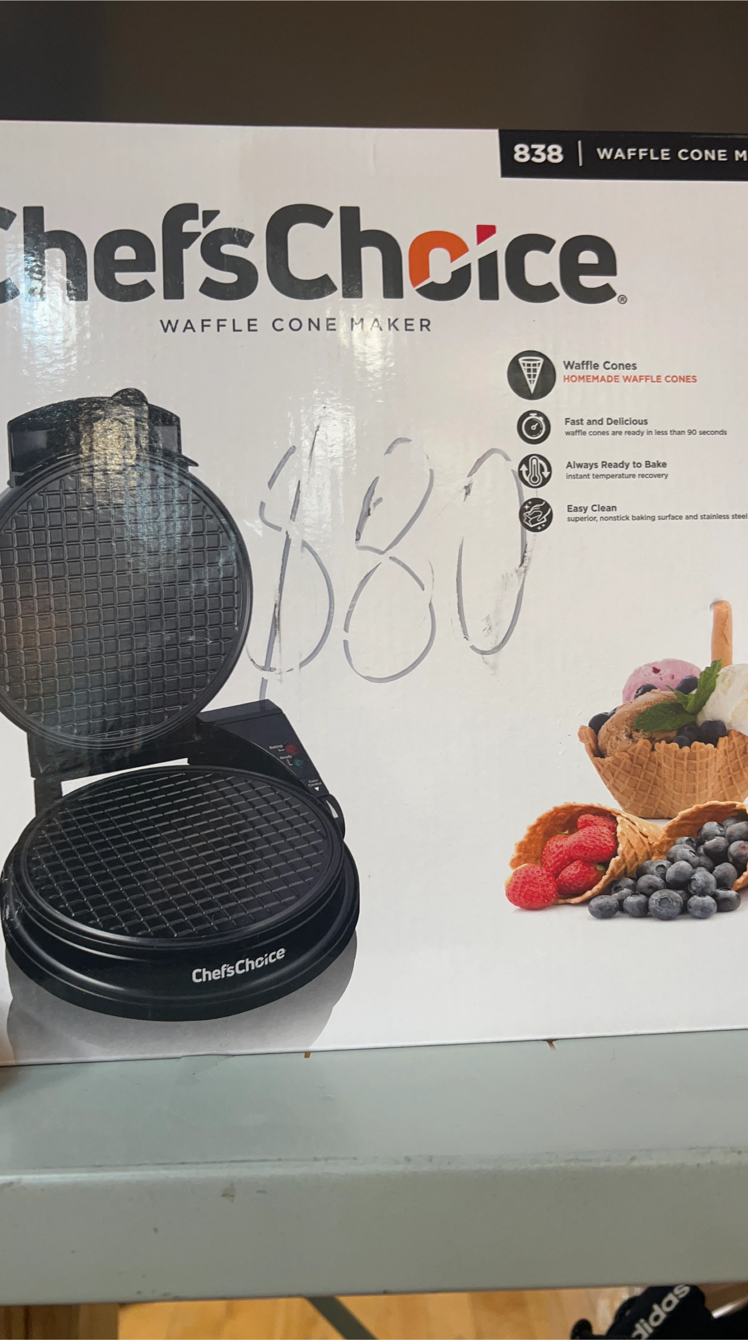Chef'sChoice Waffle Cone Maker 838