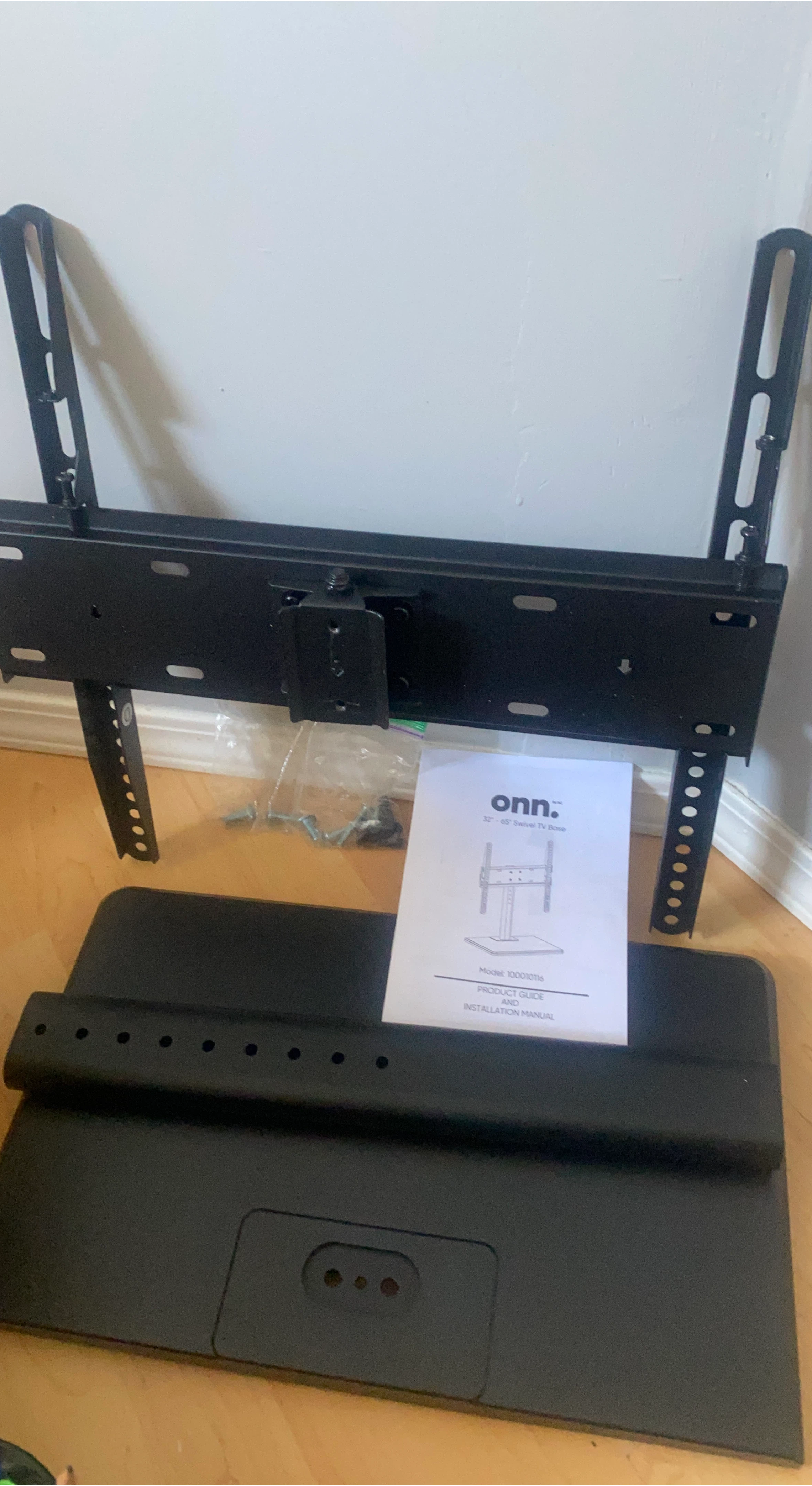 onn. 32-65" Swivel TV Base