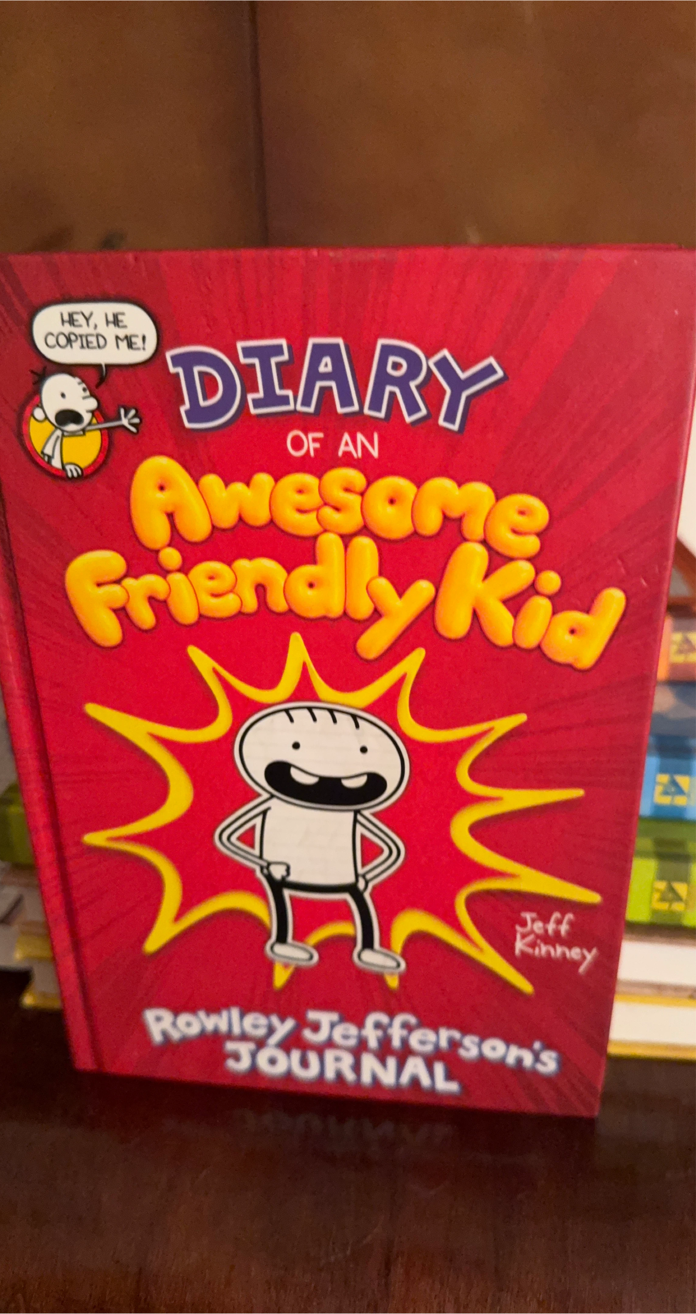 Diary of an Awesome Friendly Kid by Jeff Kinney
