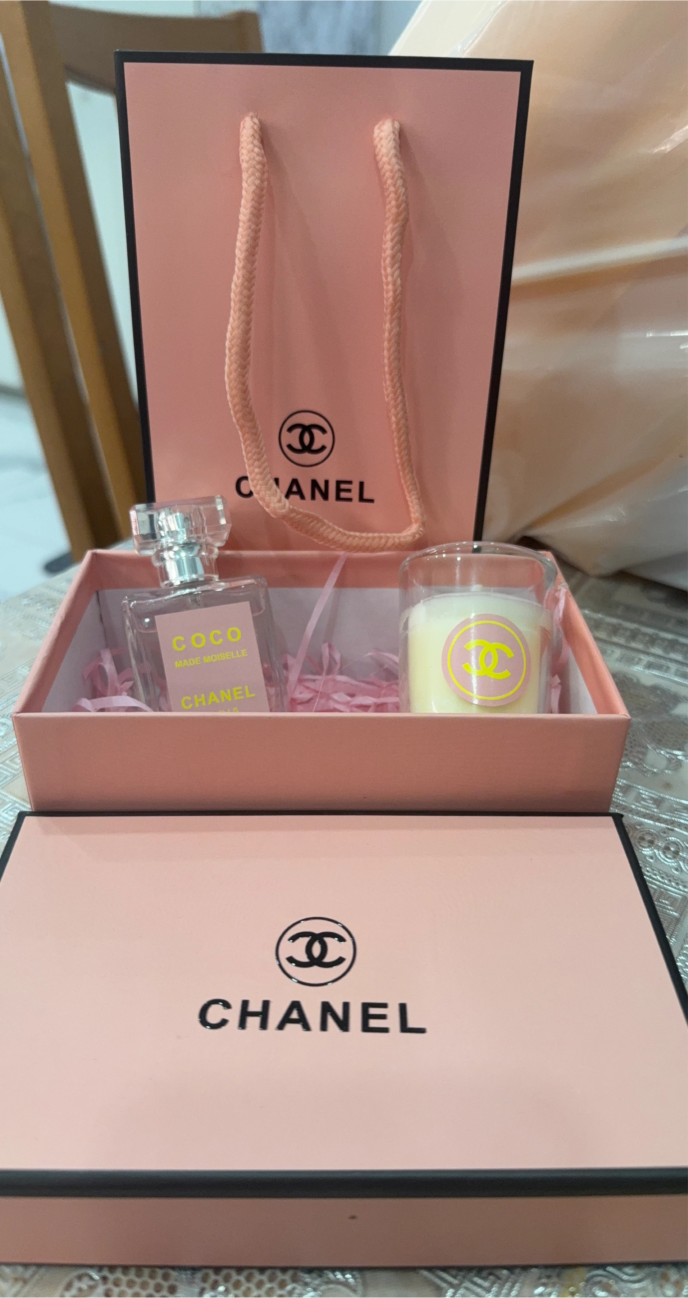 Chanel Coco Mademoiselle Perfume & Candle Set