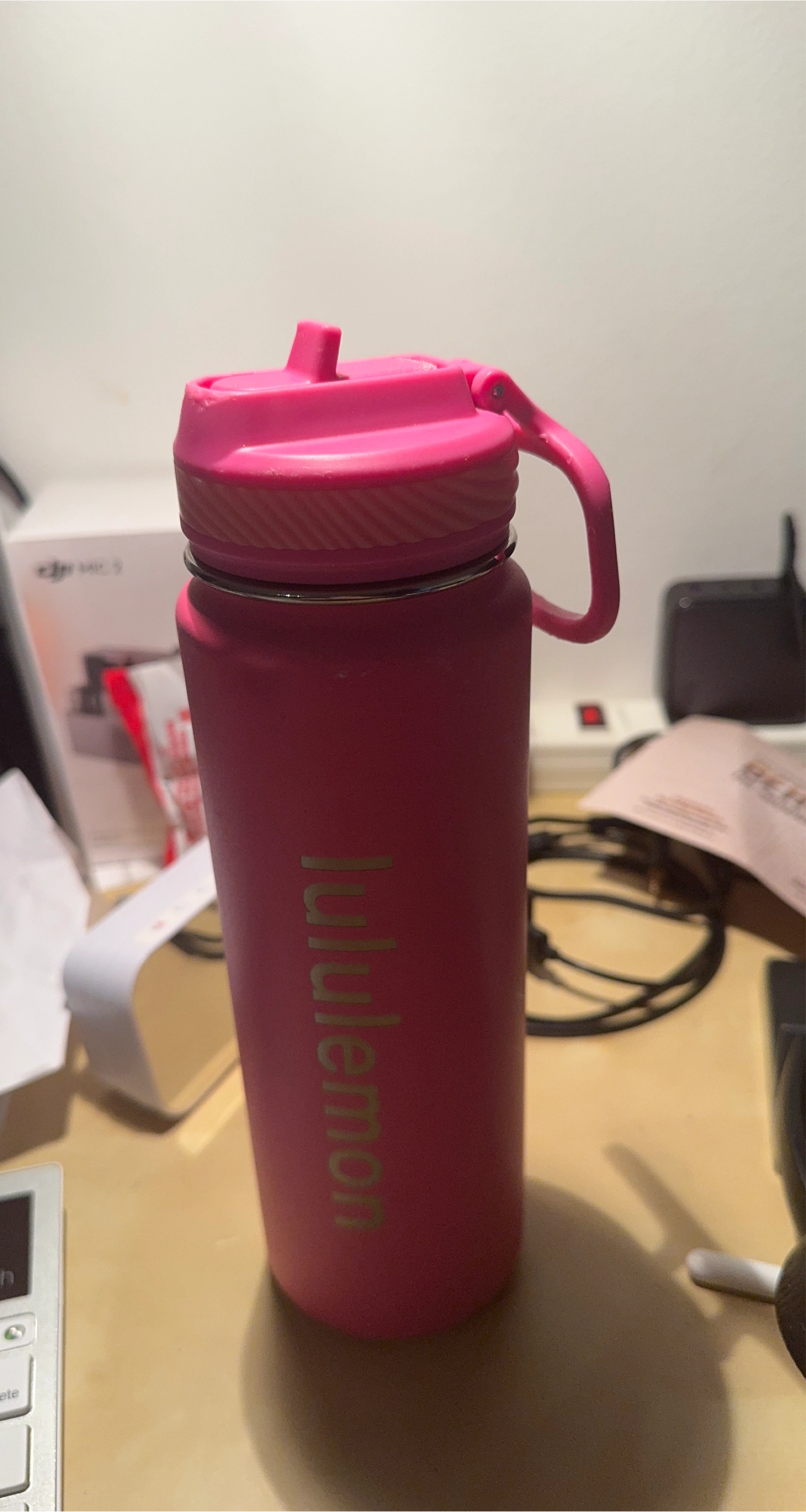 Lululemon Pink Water Bottle