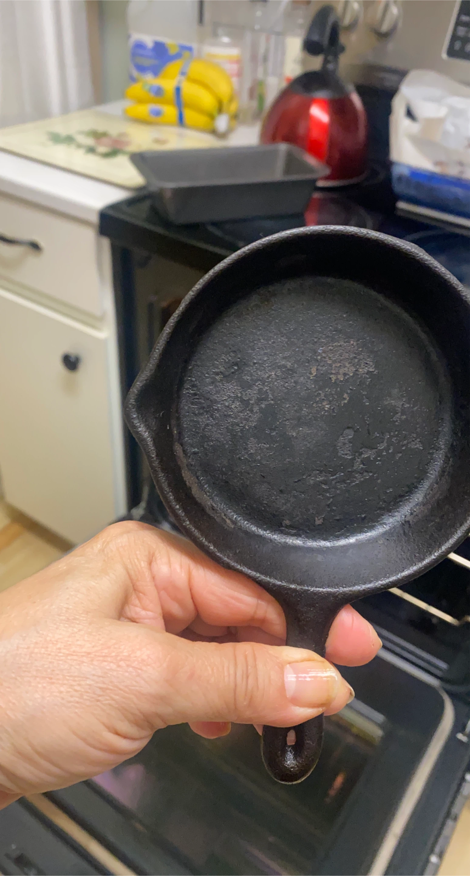Used miniature Cast Iron Skillet