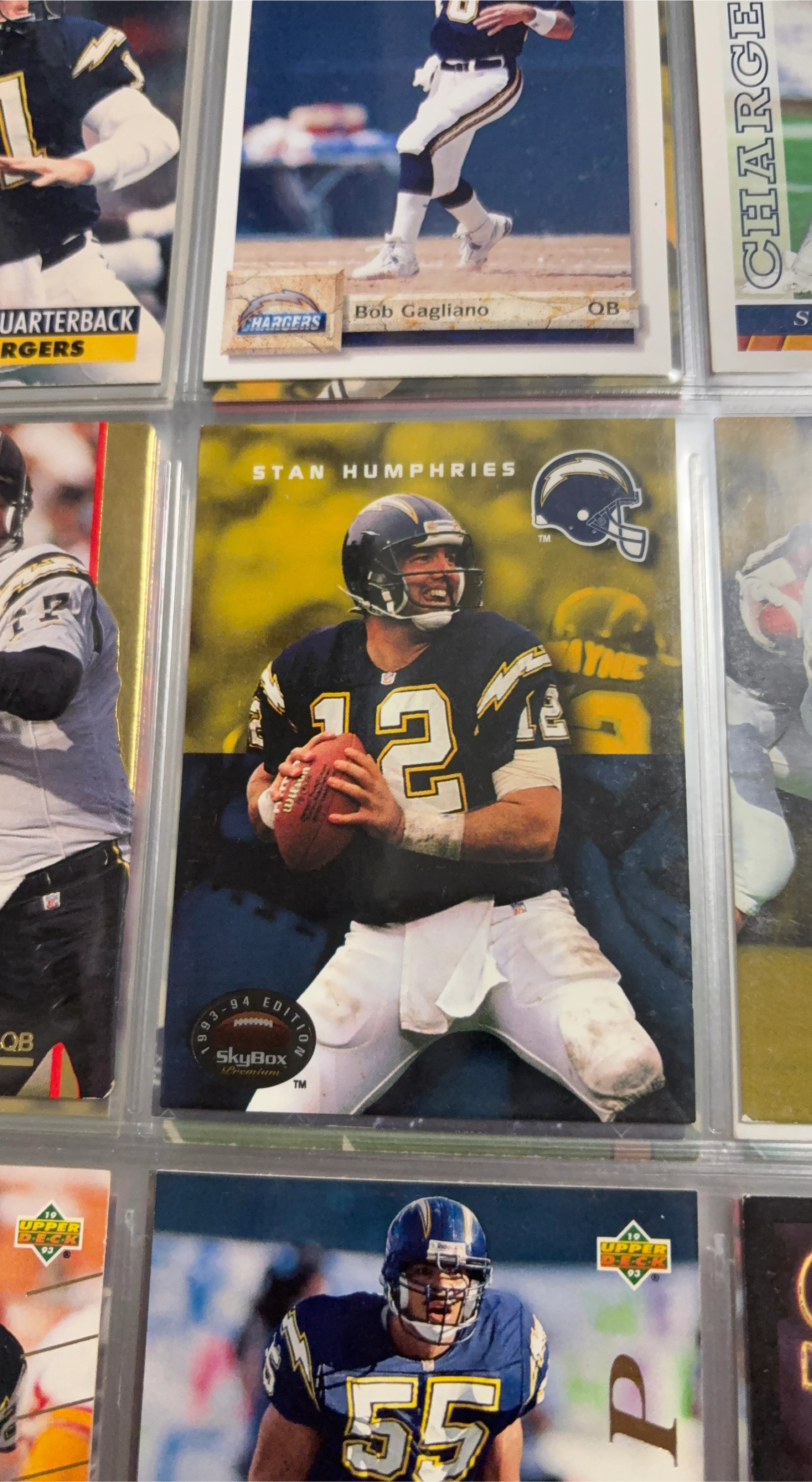 Stan Humphries SkyBox Premium Trading Card
