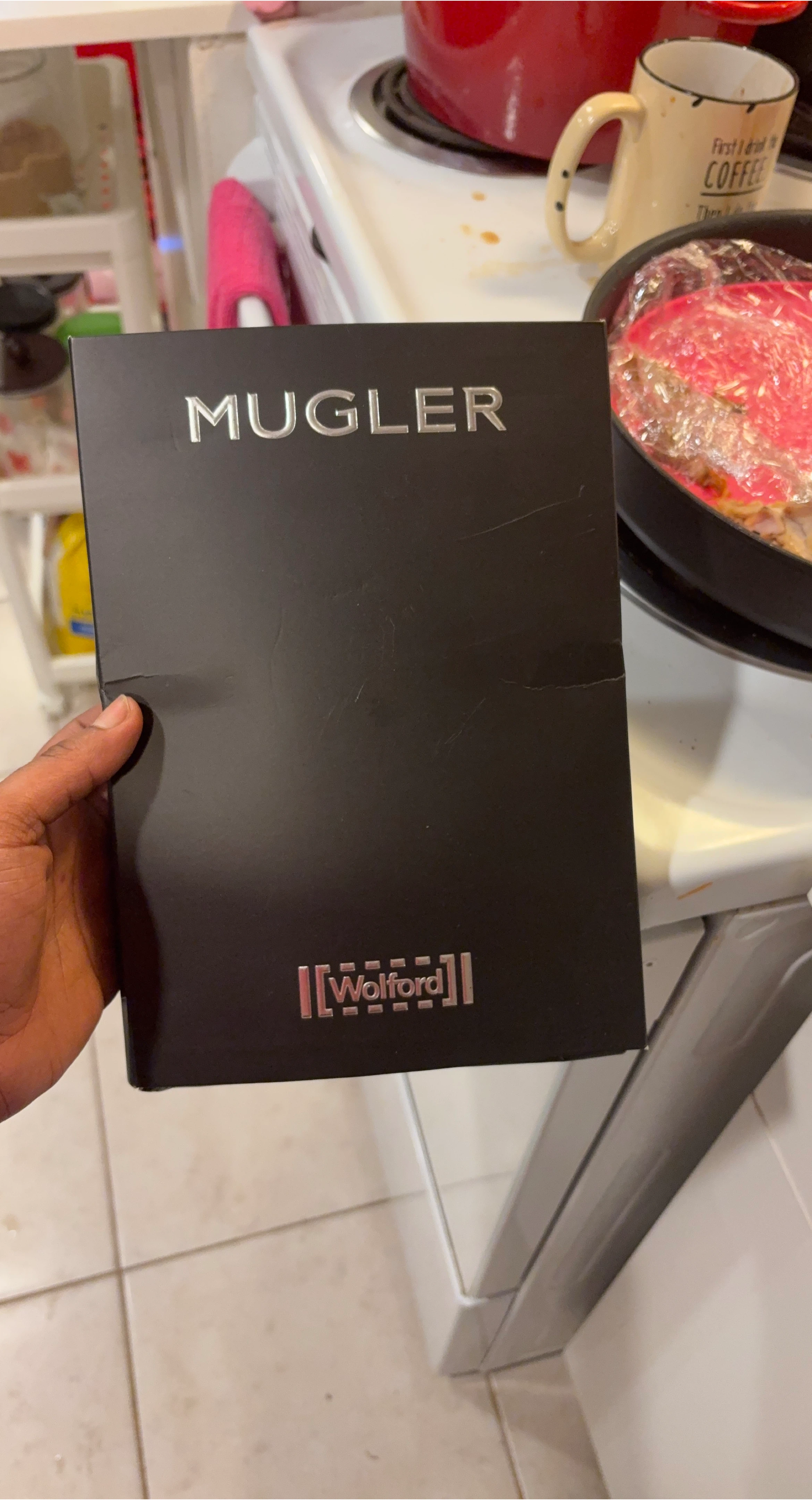Wolford x Mugler A Tights - Orange
