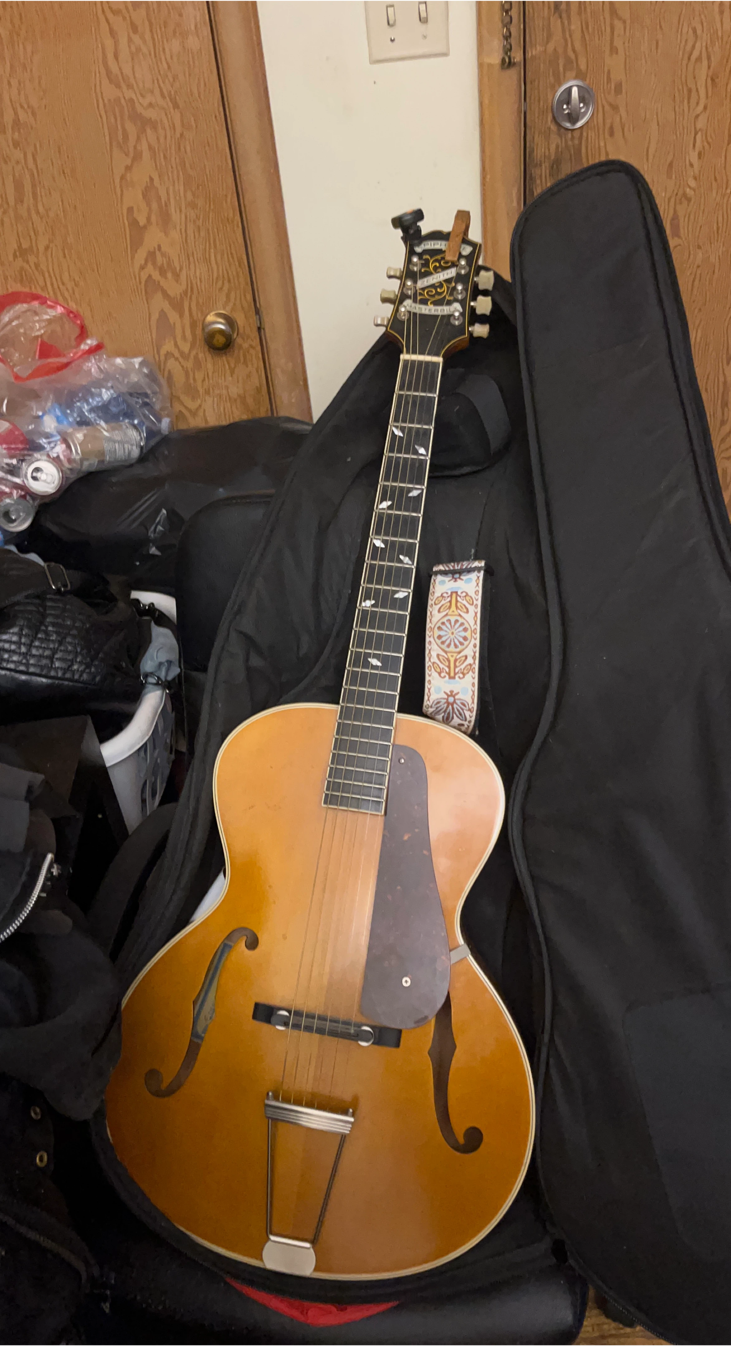 epiphone zenith masterbuild archtop guitar