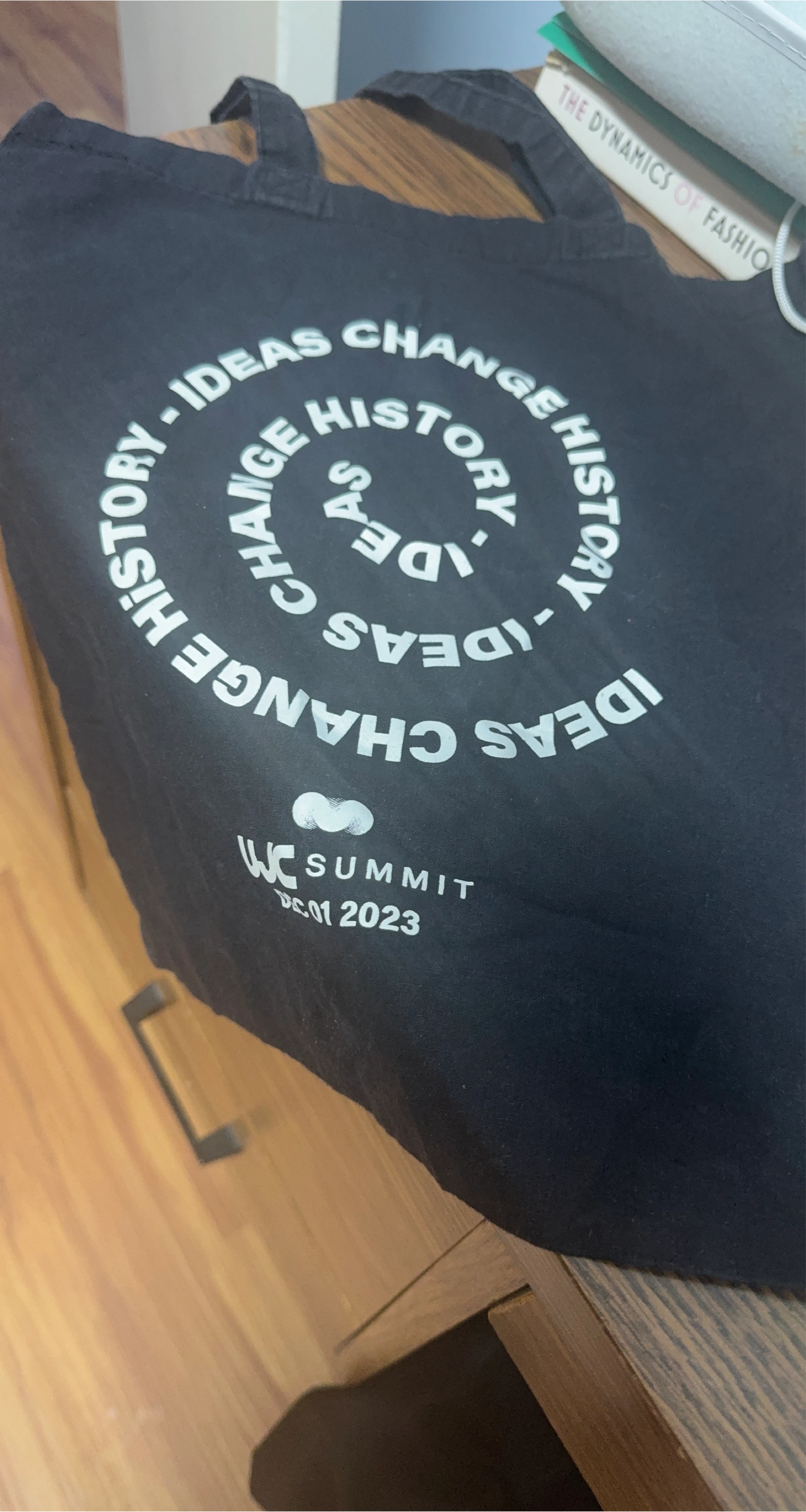 Limited Edition Black Tote Bag - Ideas Change History