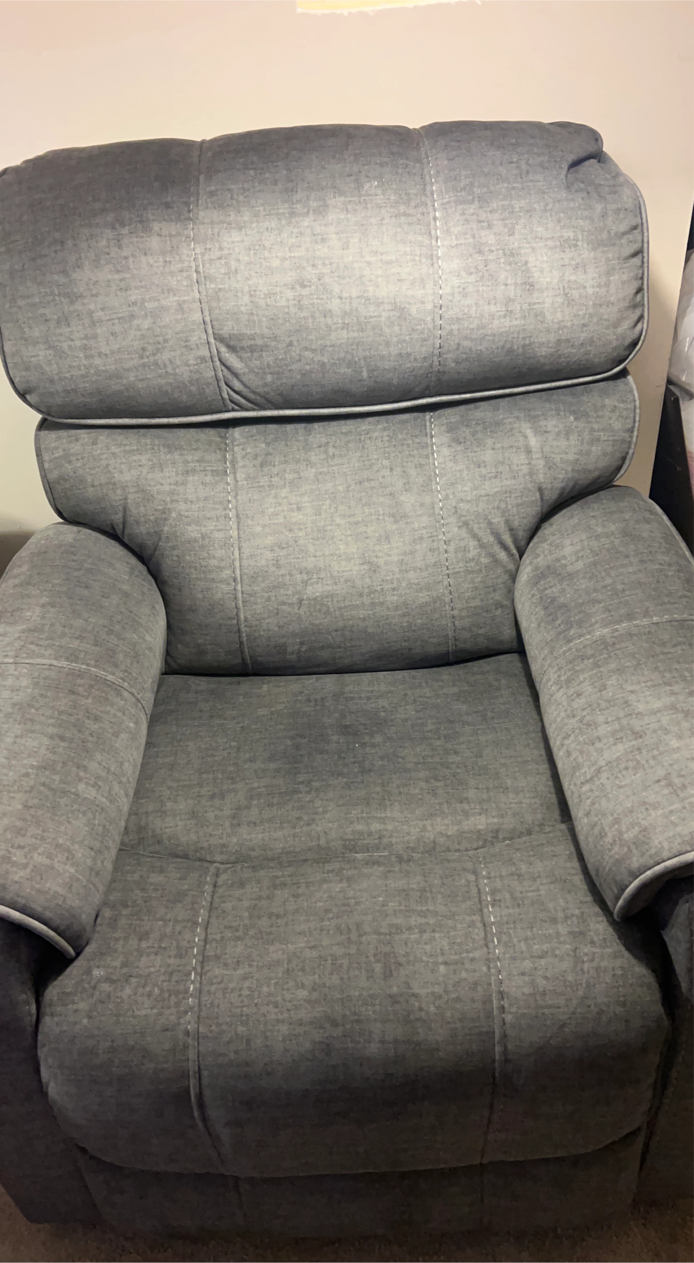 Gray Recliner Chair
