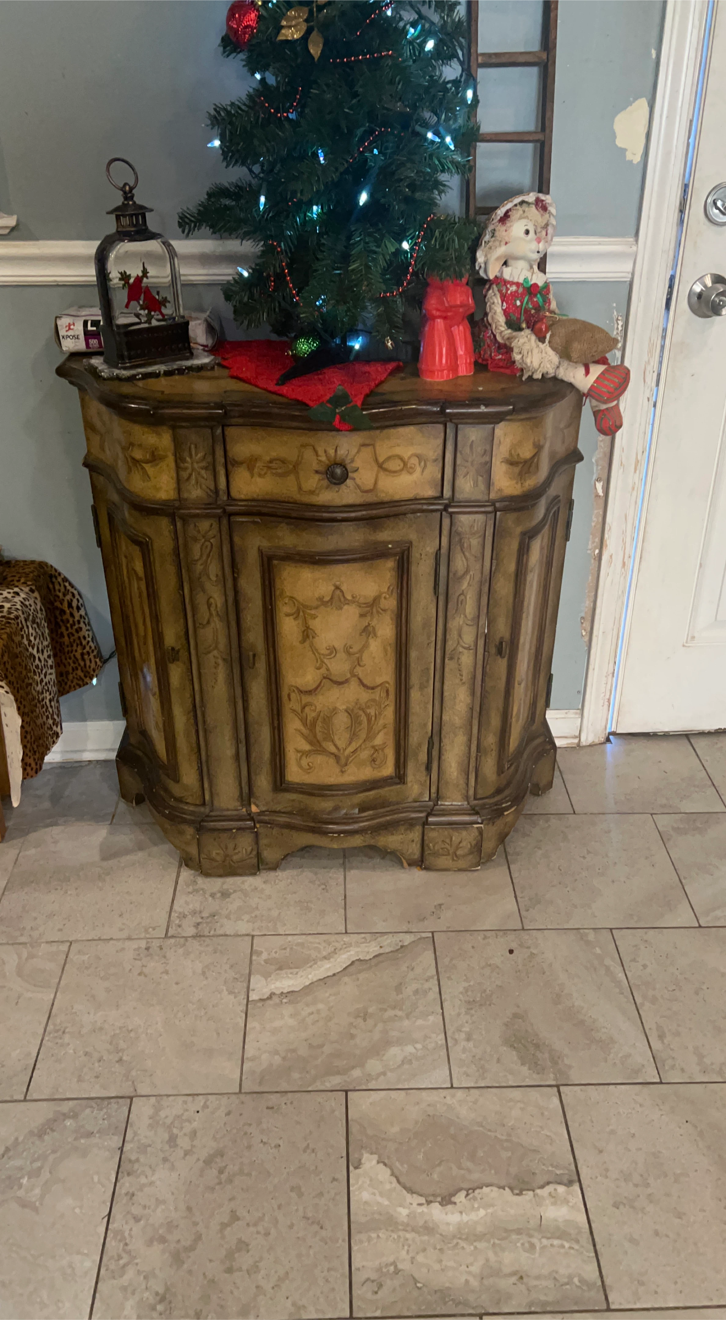 Ornate Wooden Cabinet
