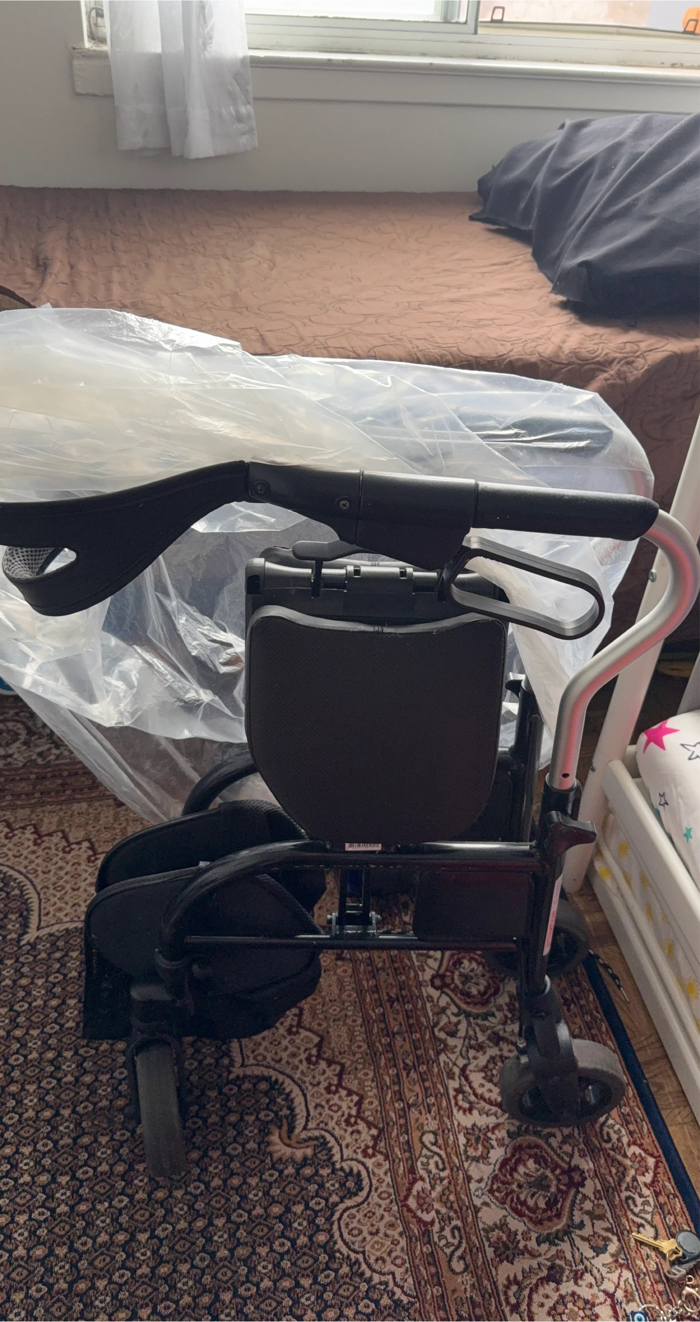 Black Folding Knee Walker