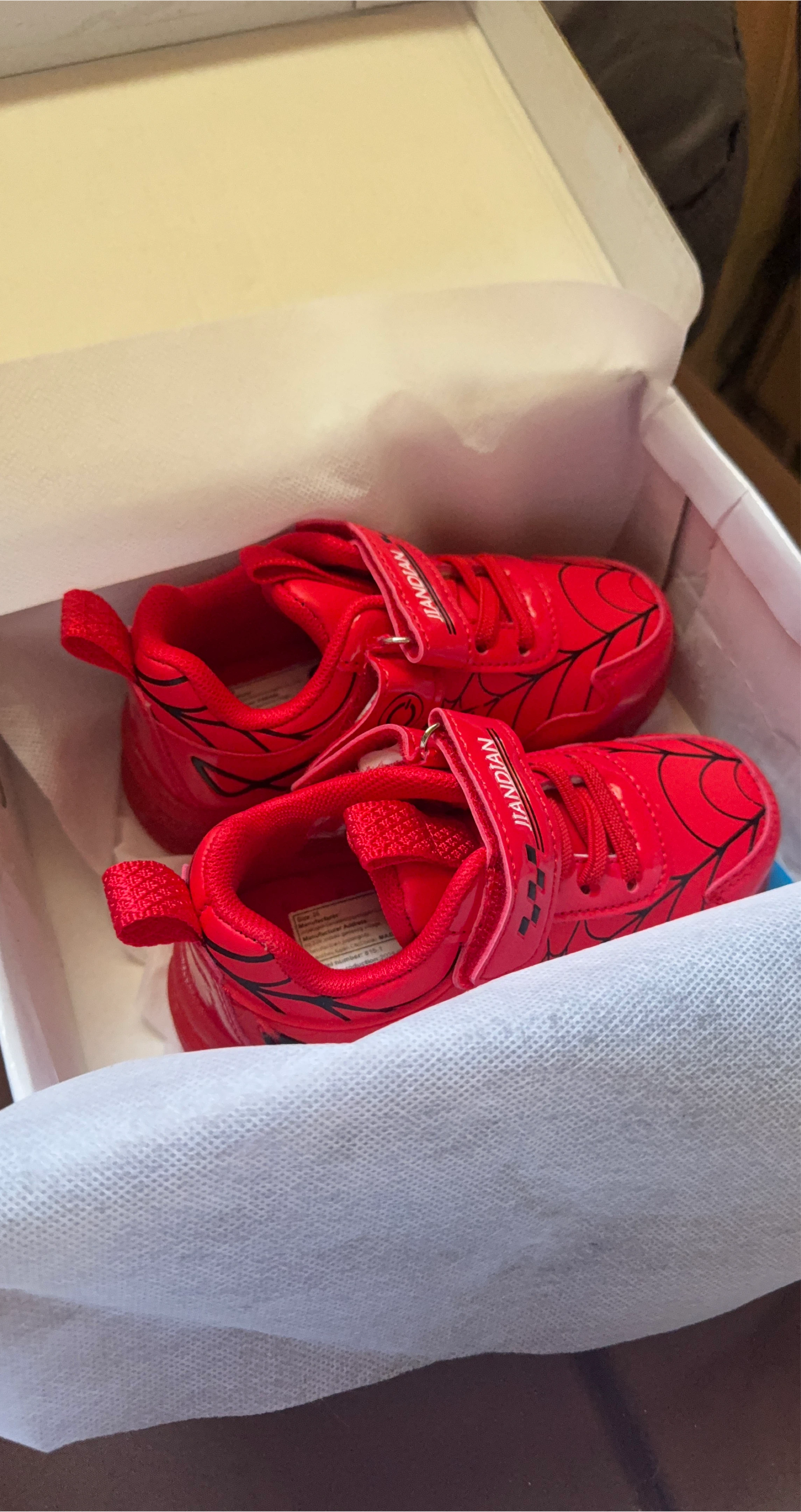 JianDian Red Spider-Man Sneakers