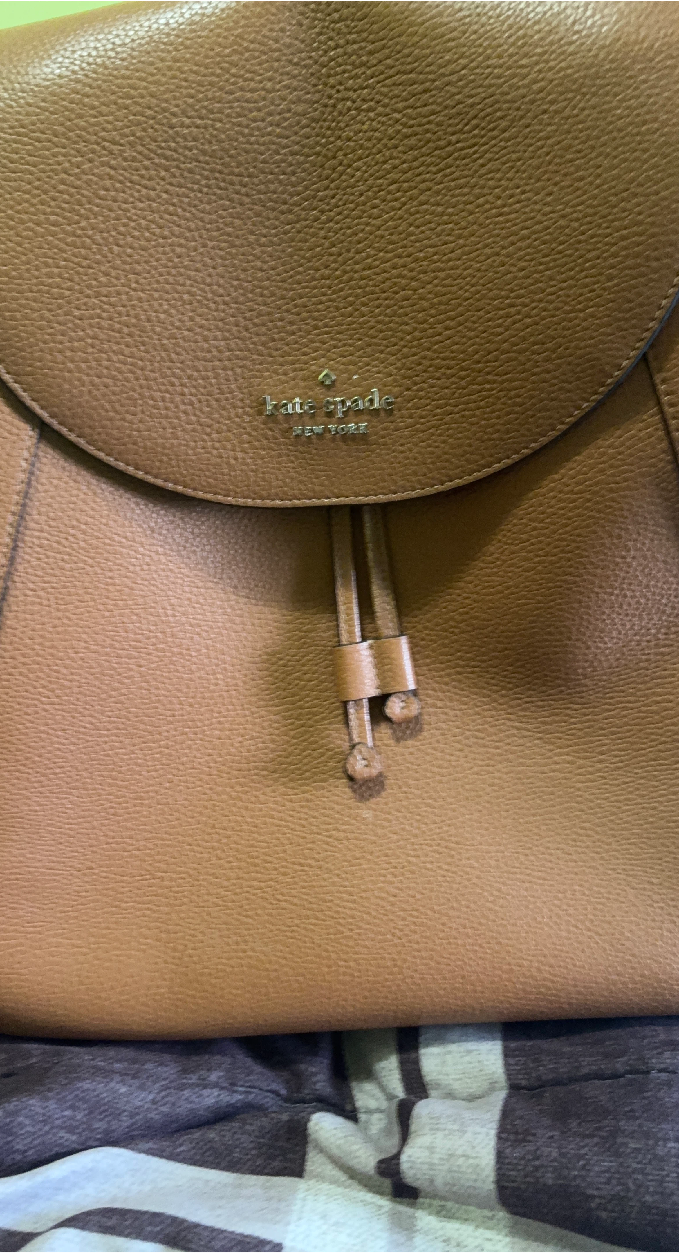 Kate Spade New York Brown Leather Backpack