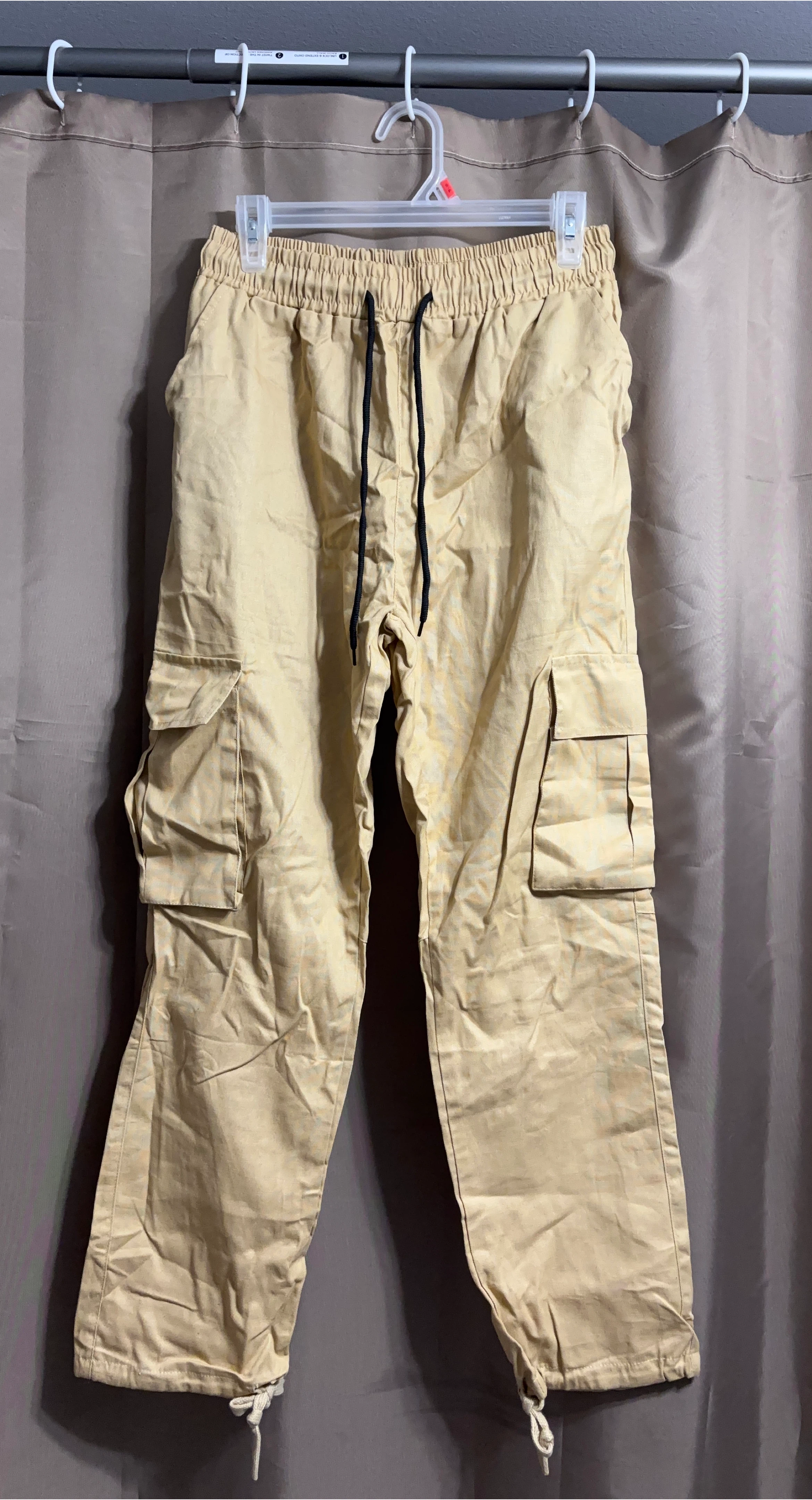 🔥 FREE Unisex Khaki Cargo Pants with Drawstring Waist