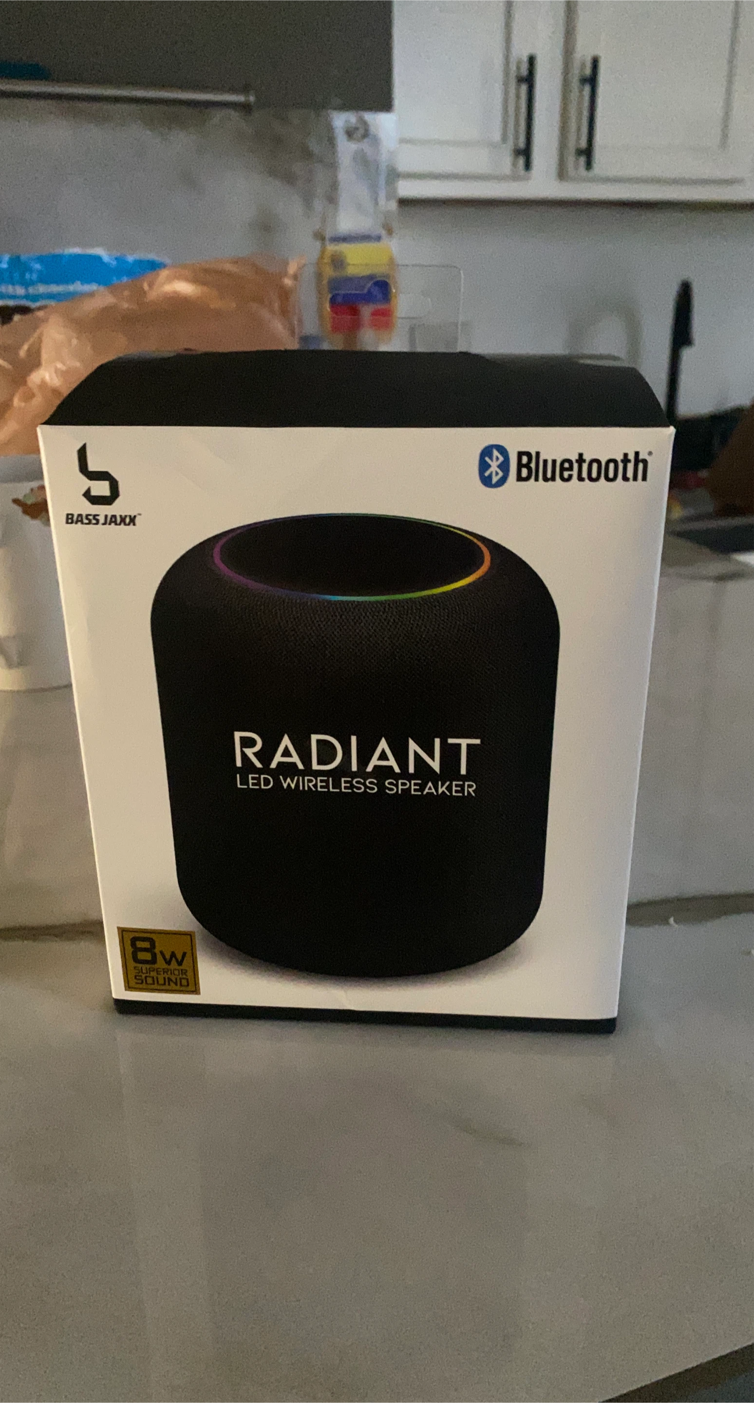Bass Jaxx Radiant LED Wireless Speaker - New in Box!