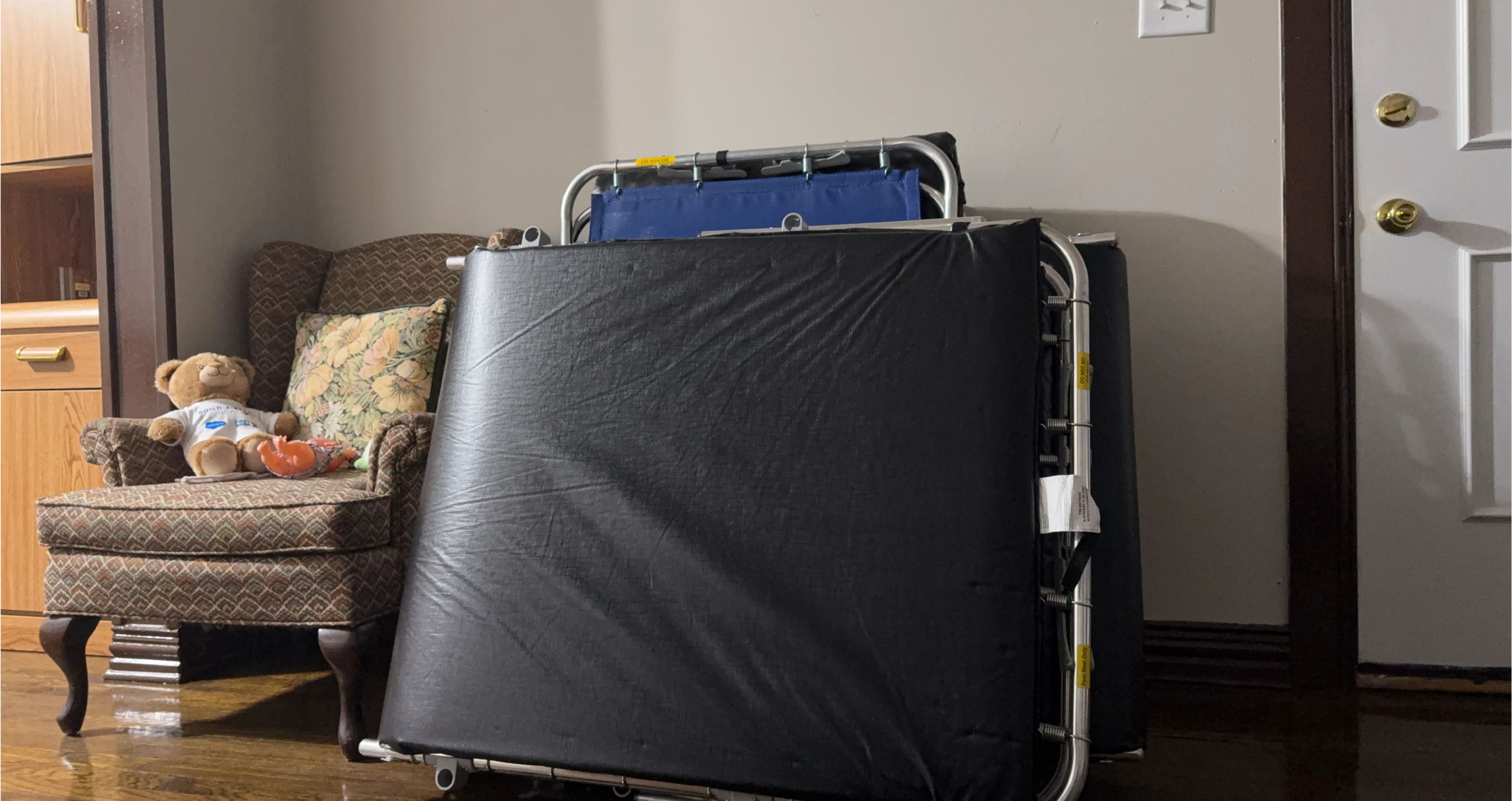 Folding Bed Frame - Black