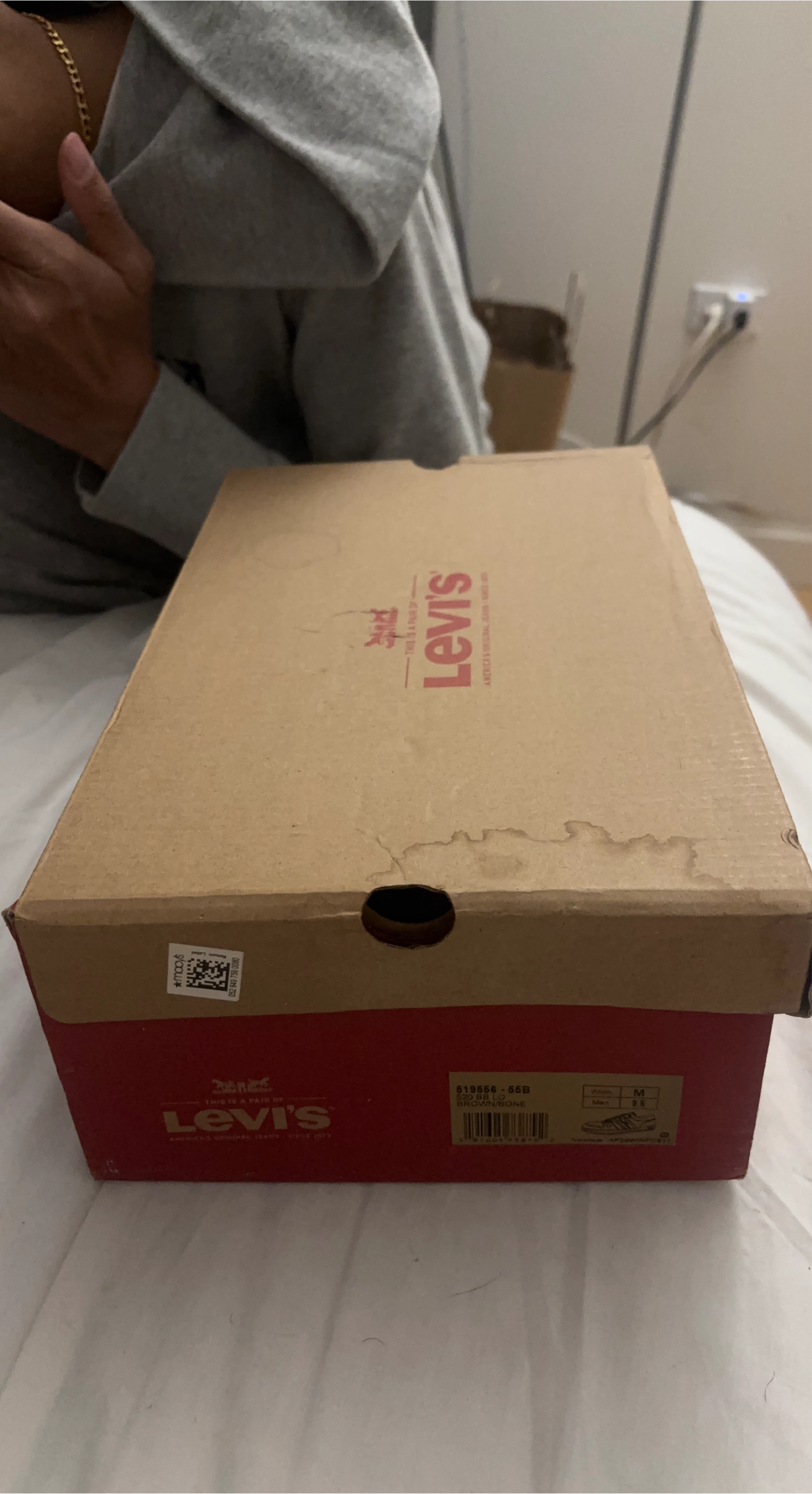Levi's Brown/White Sneakers Size M