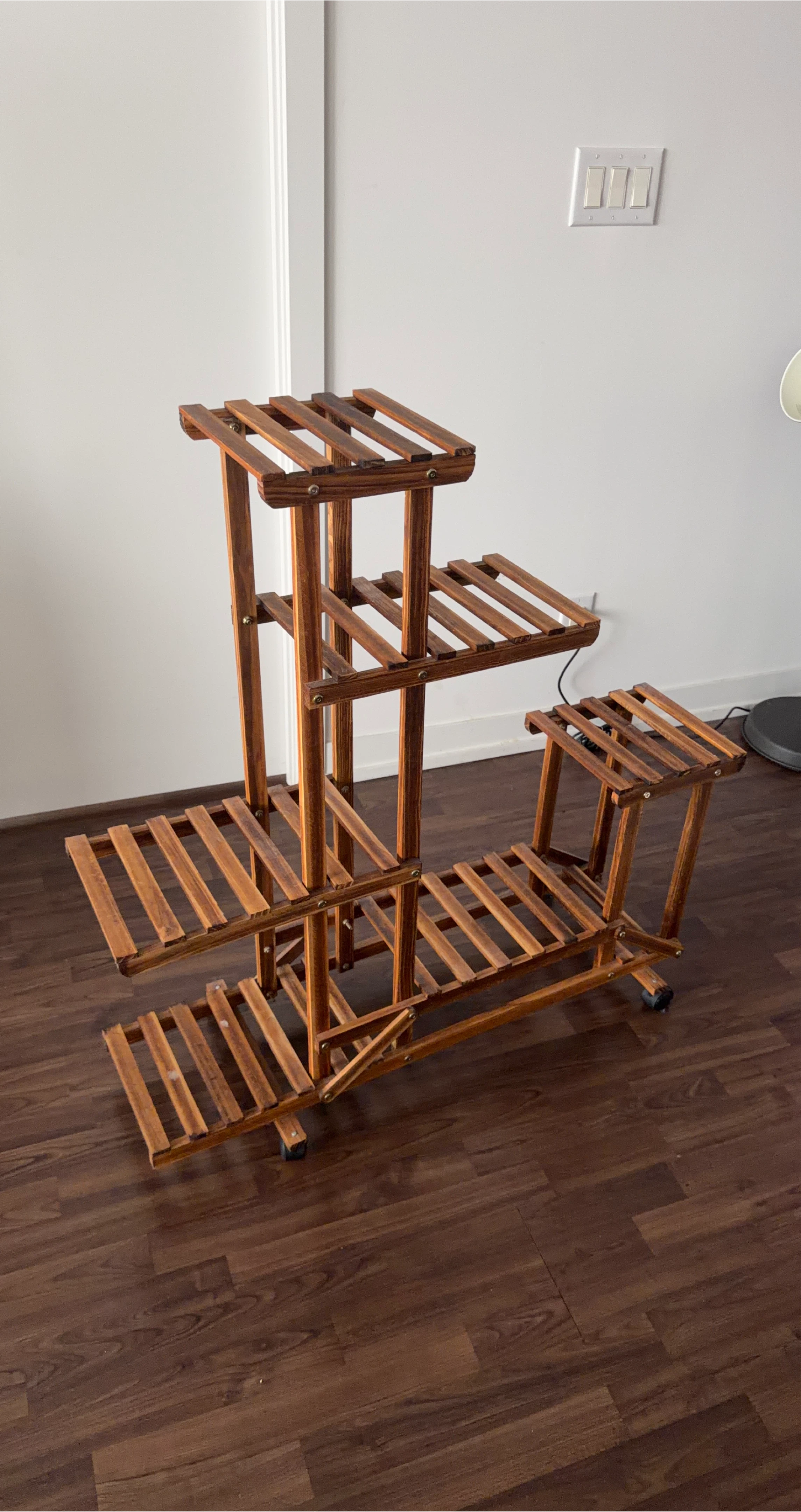Wooden Plant Stand - Multi-Tiered
