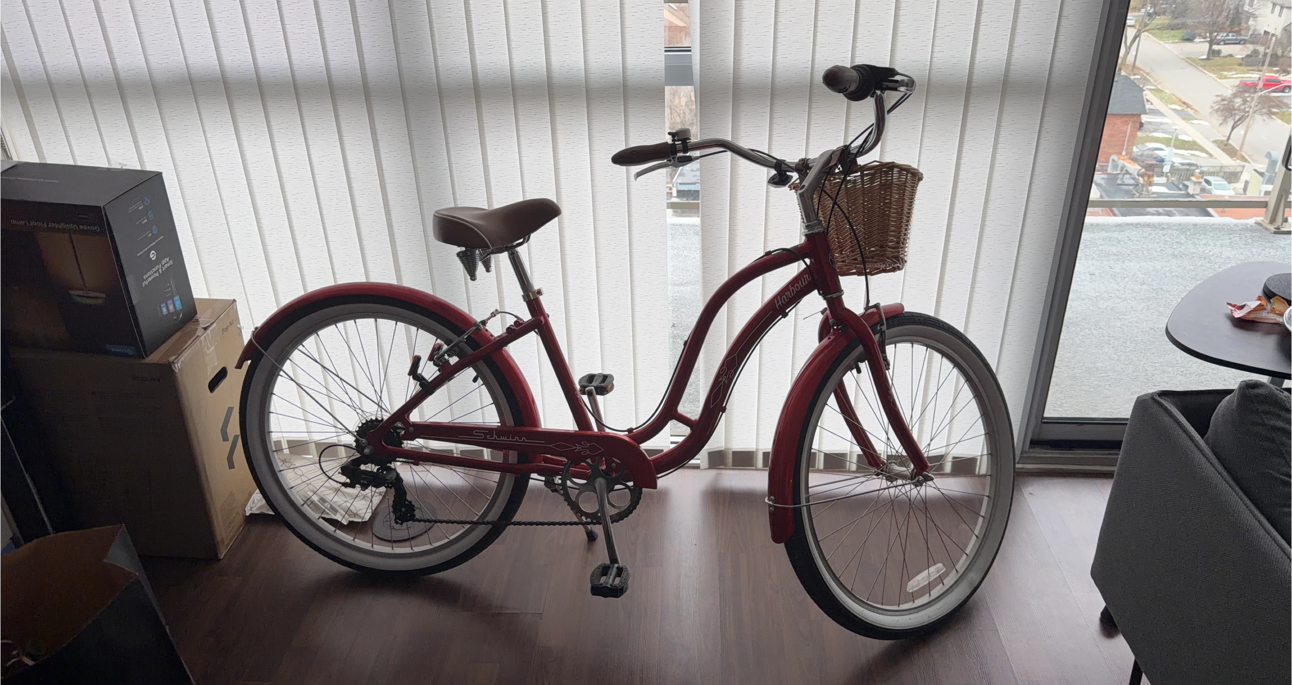 Schwinn Harbour Cruiser Bike - Red