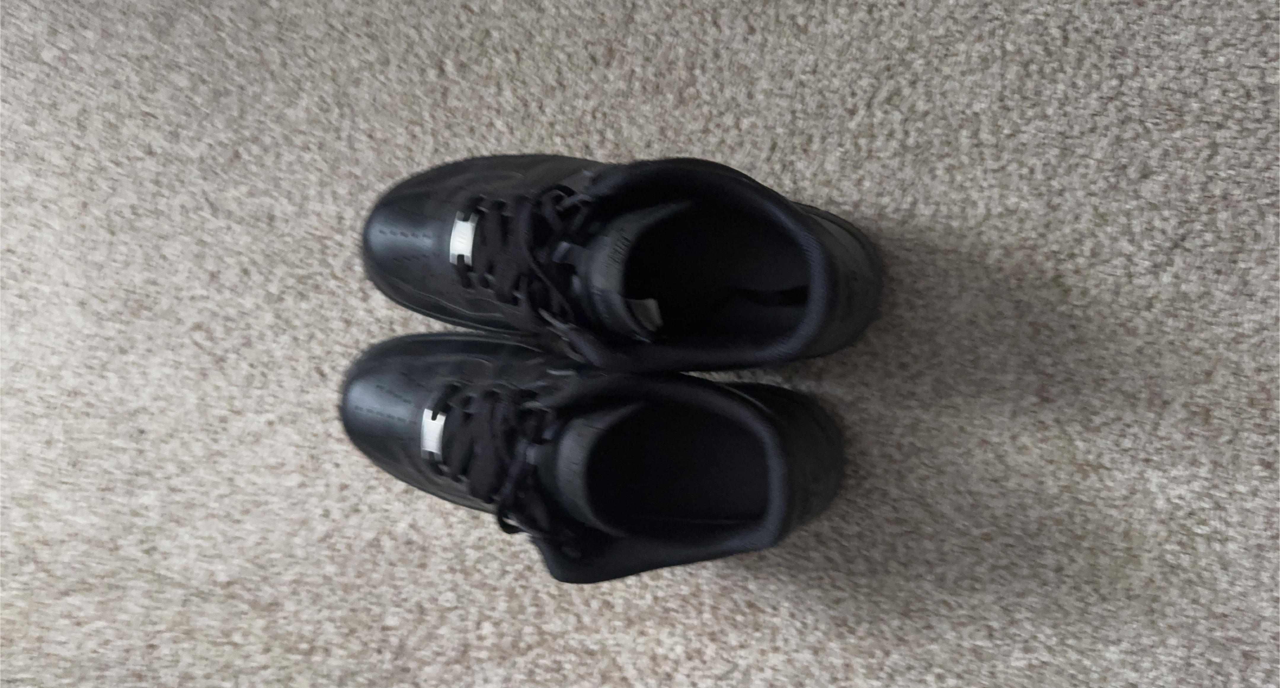 Black Nike Air Force 1s
