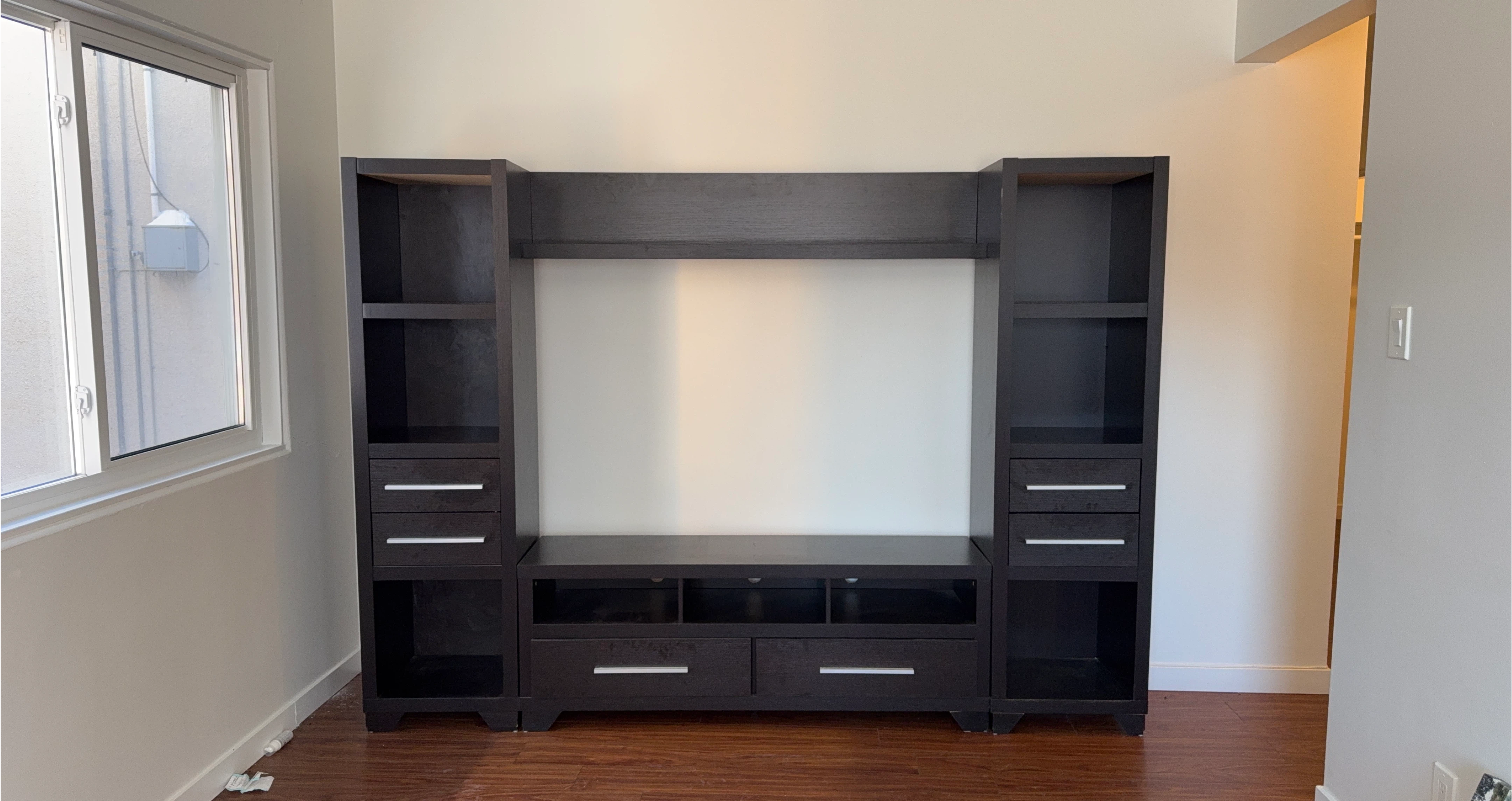 Dark Brown Entertainment Unit