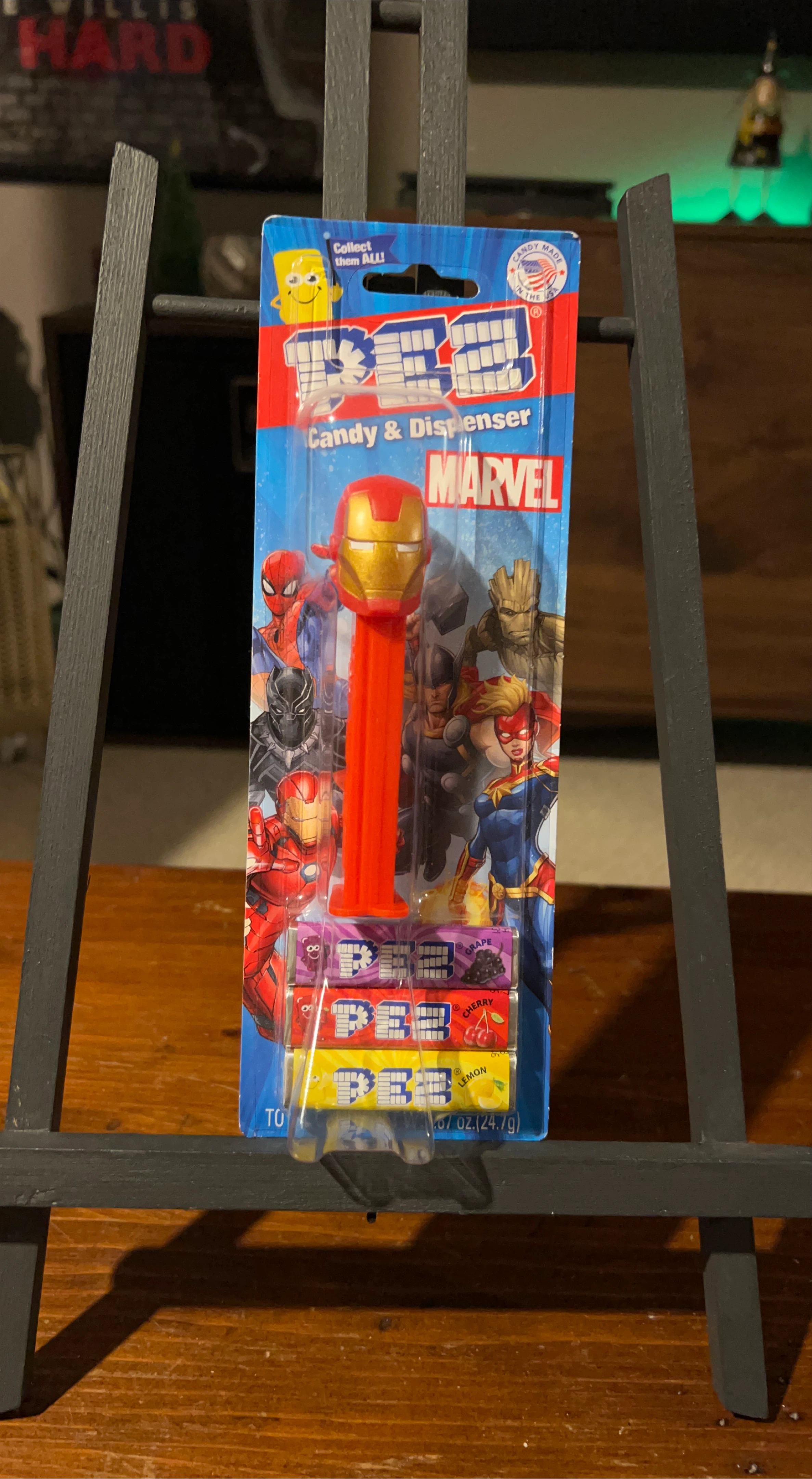 PEZ Marvel Iron Man Candy & Dispenser