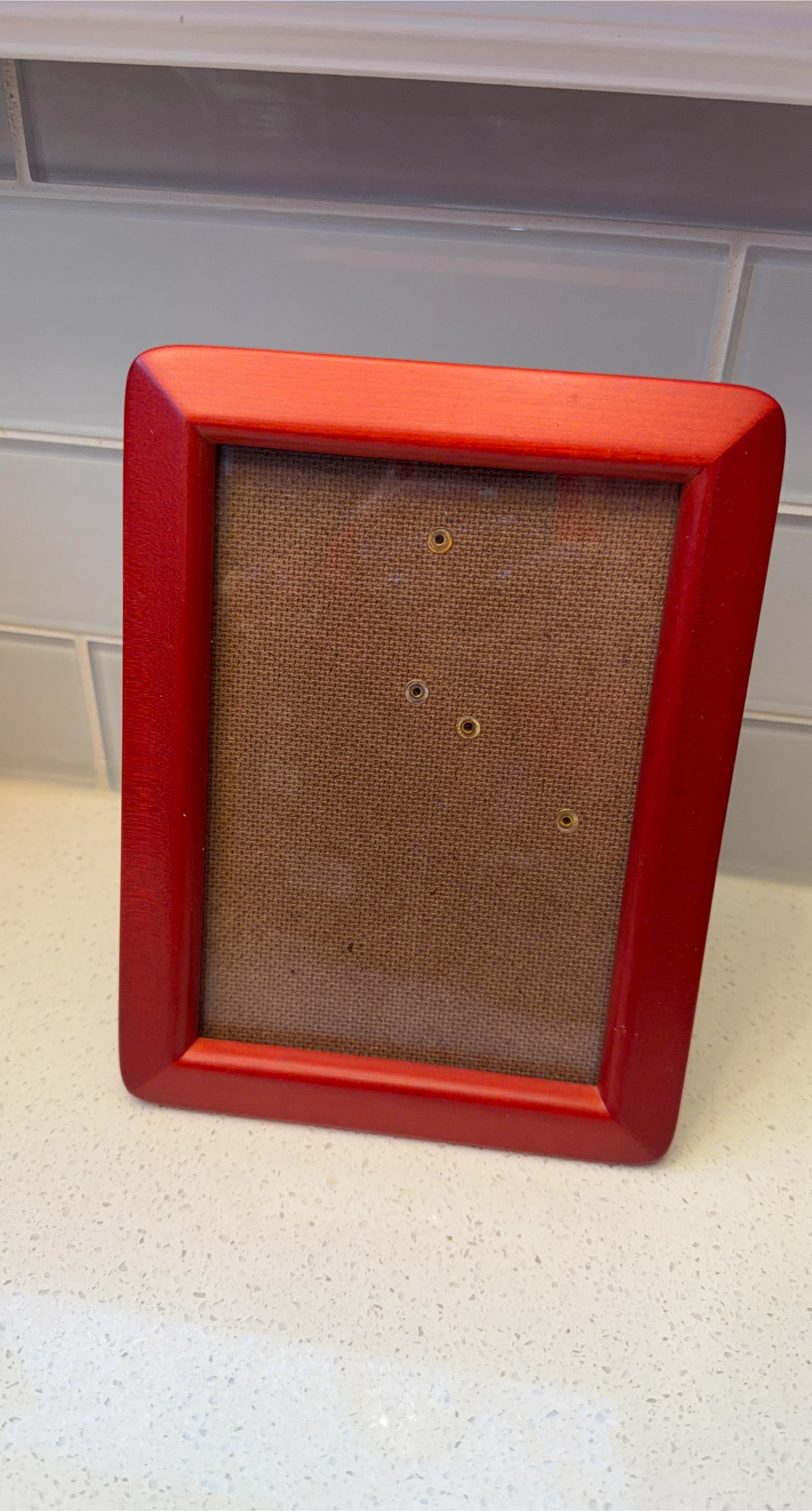 Red Wooden Photo Frame 5x7