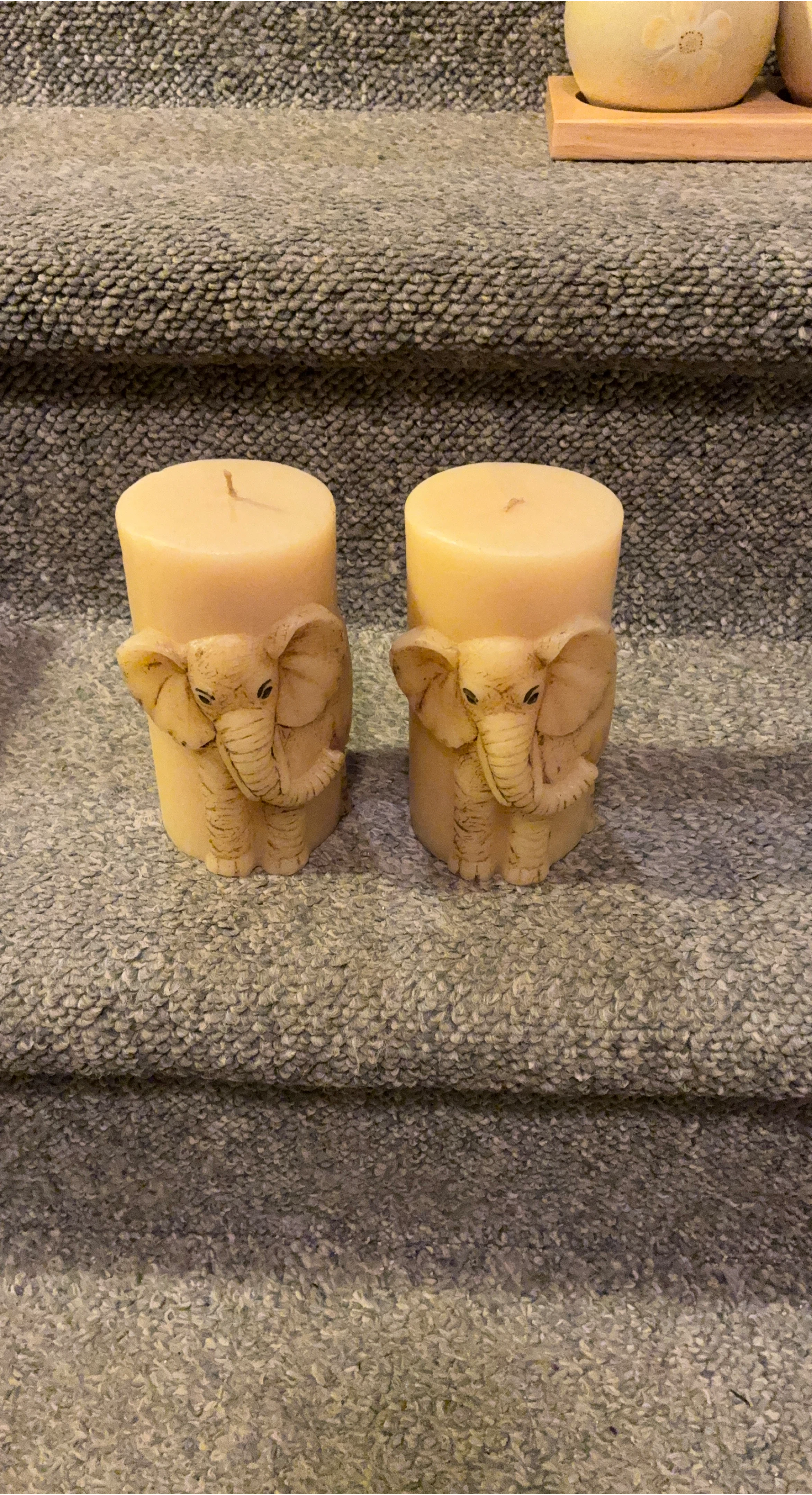 Elephant Design Candles