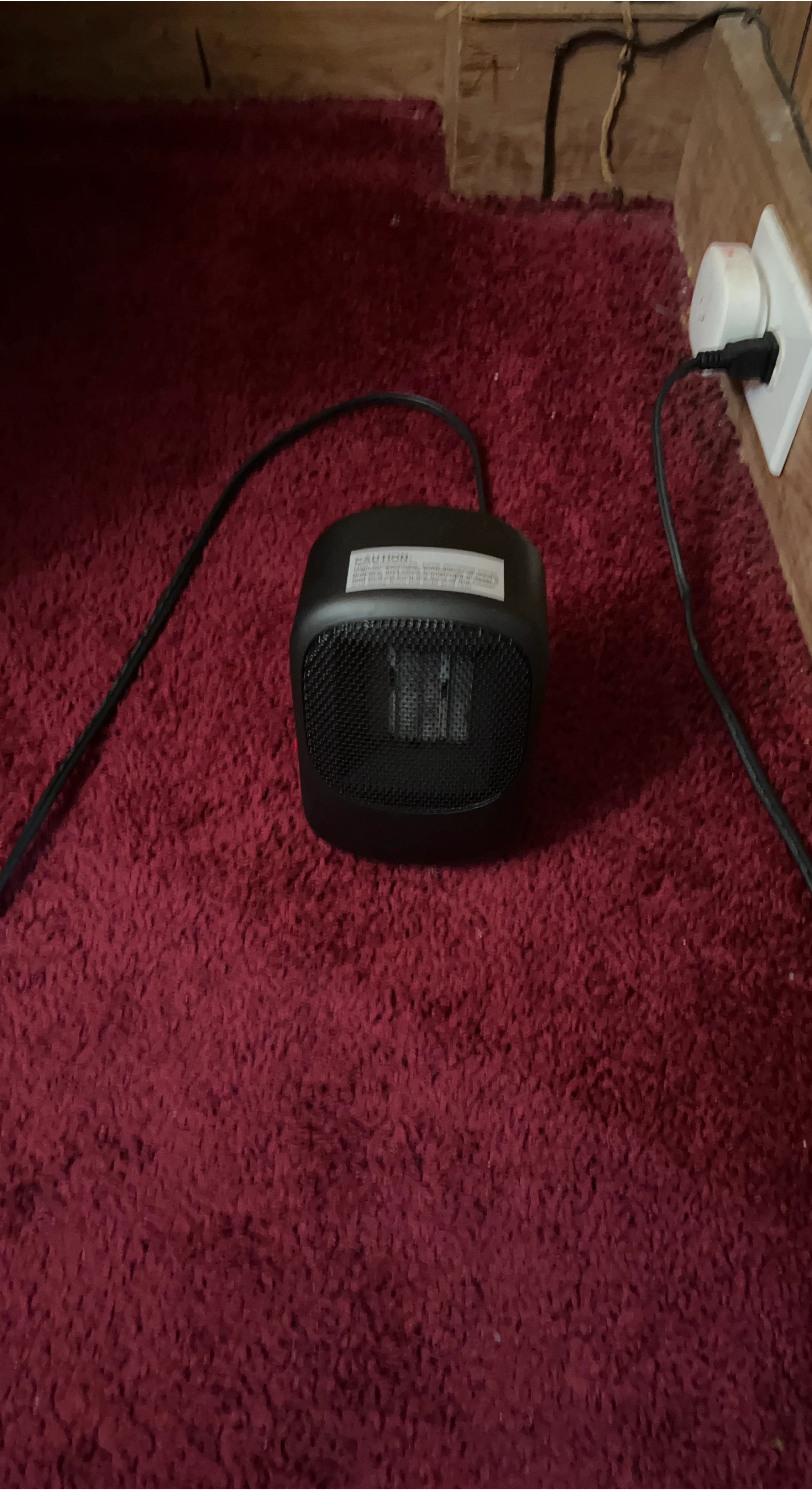 Portable Personal Space Heater - Black