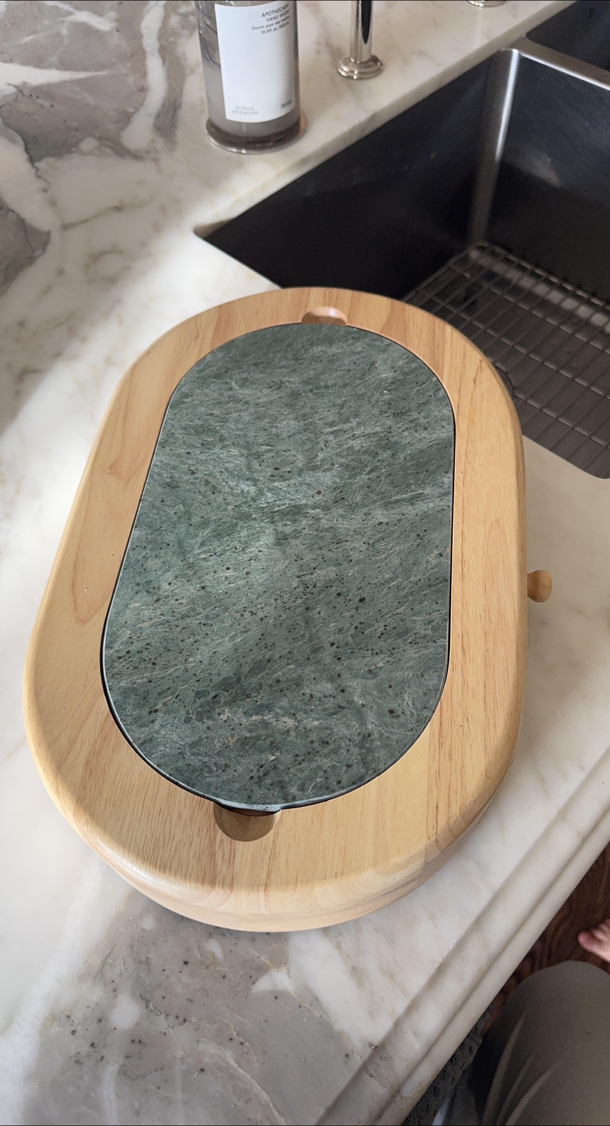 Mikasa Wood & Marble Cheese Board