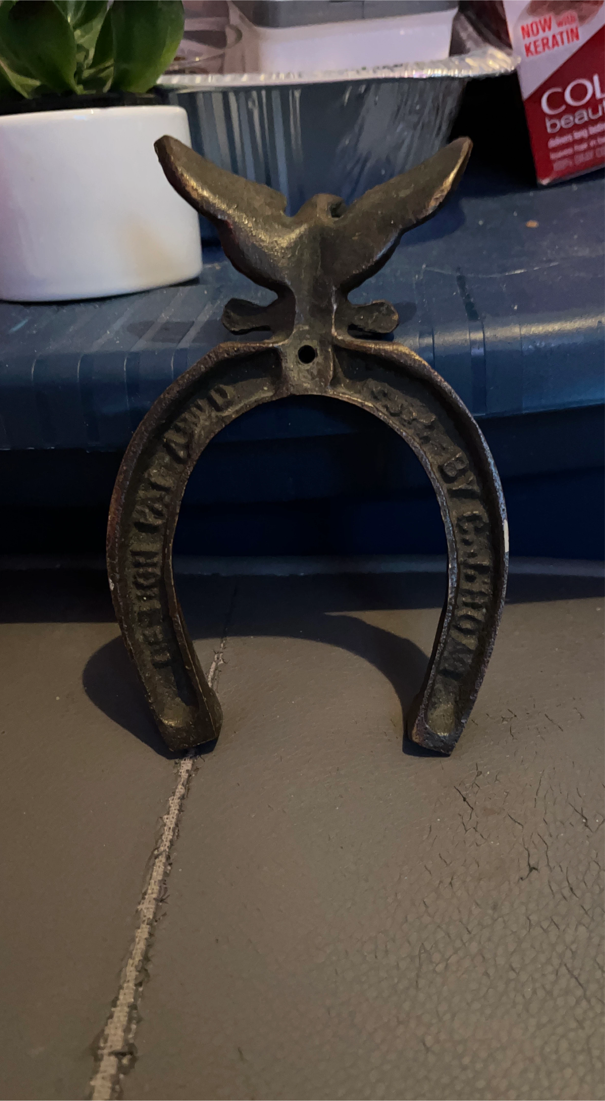 Vintage Eagle Horseshoe Decoration