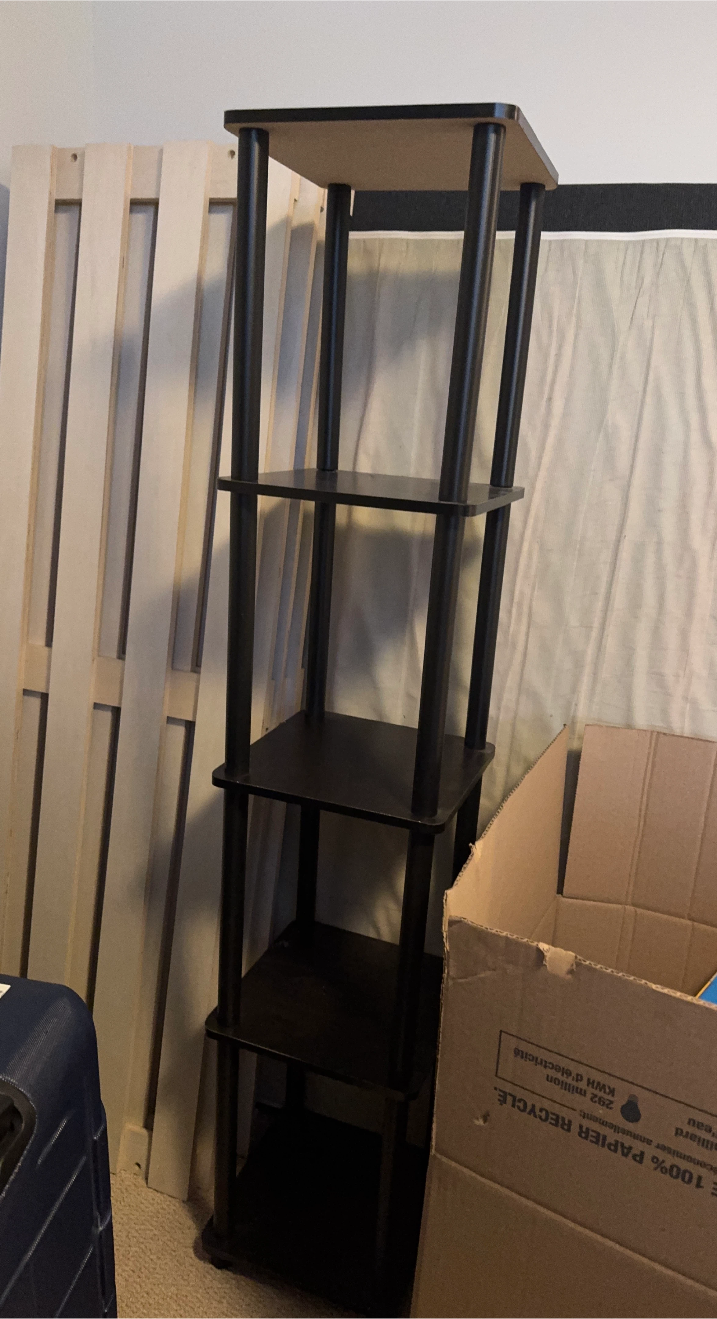 Black 5-Tier Shelf
