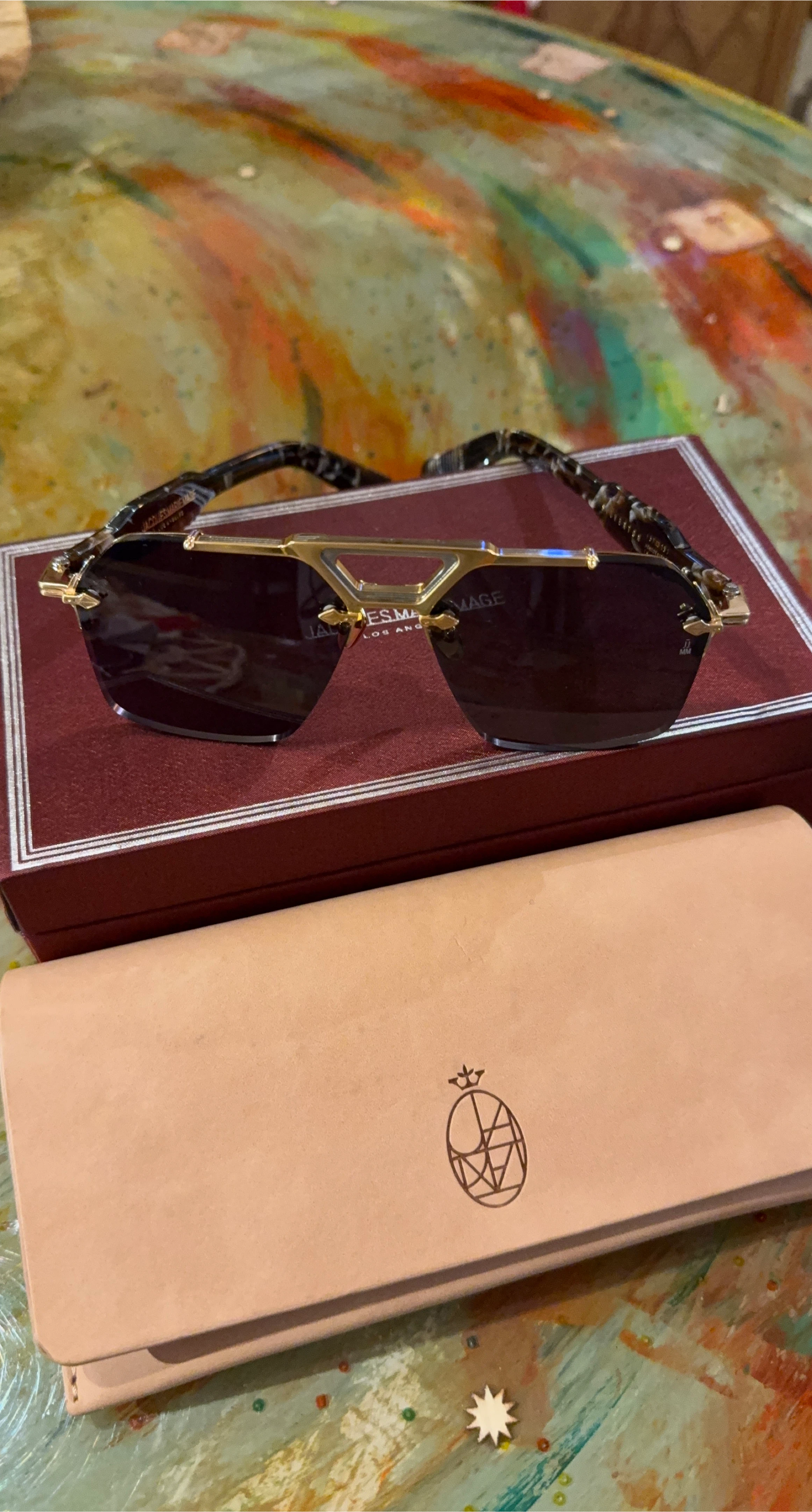 Jacques Marie Mage Sunglasses with Box