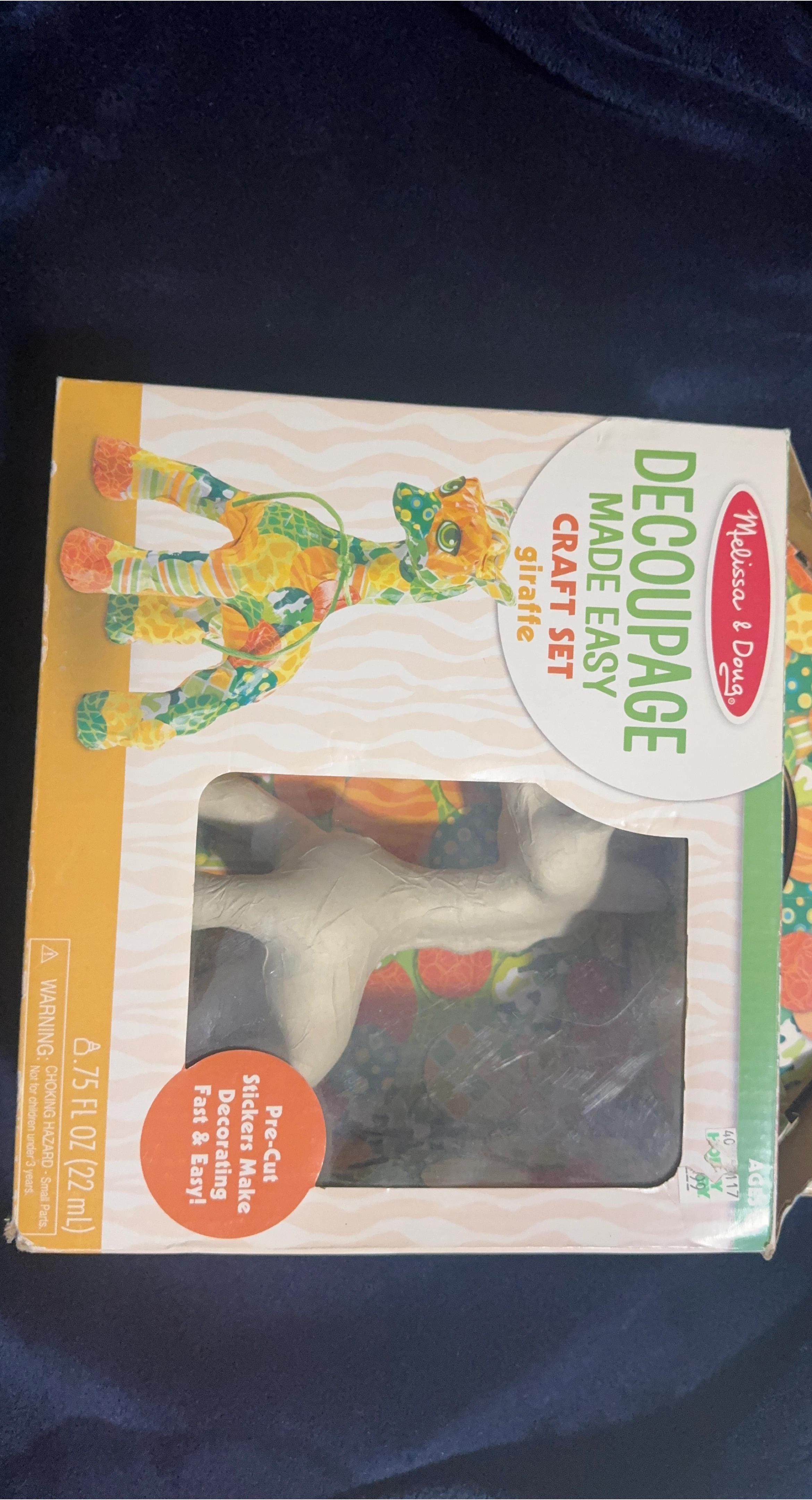 Melissa & Doug Decoupage Giraffe Craft Set