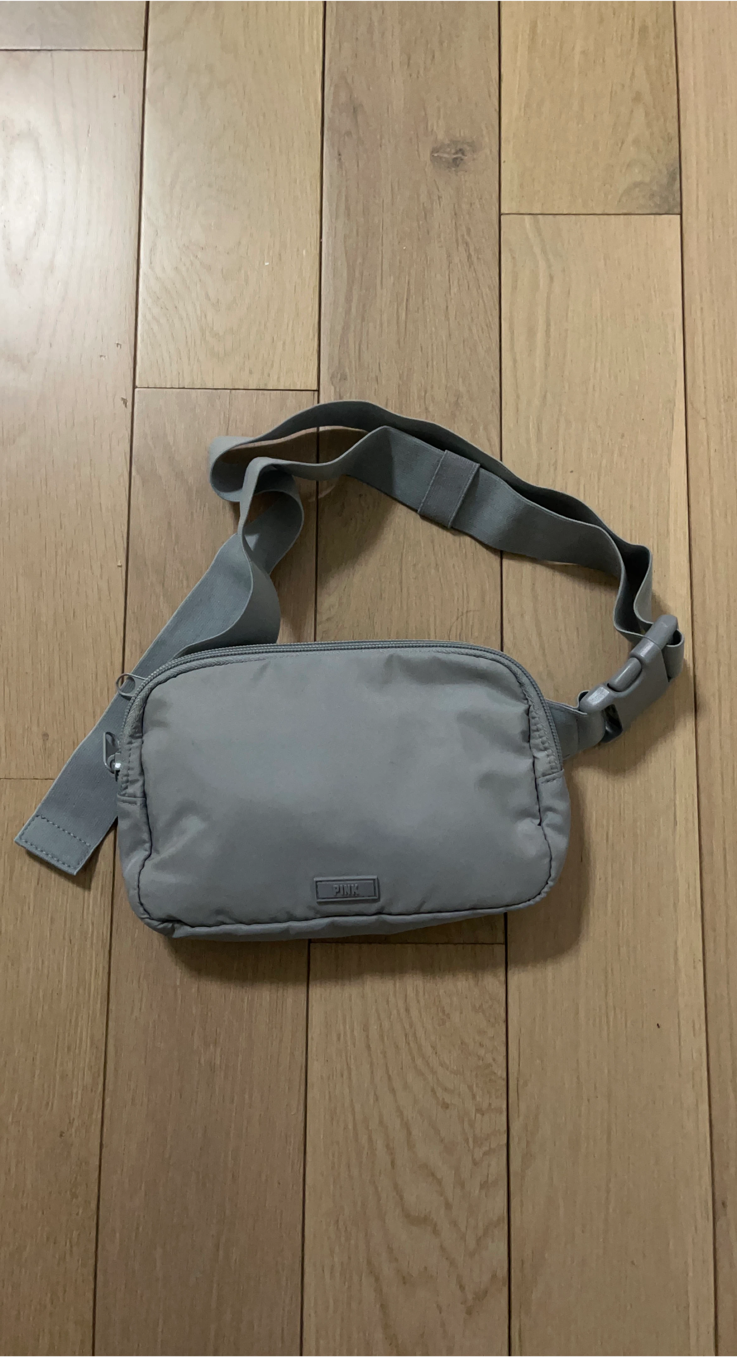 PINK Gray Belt Bag