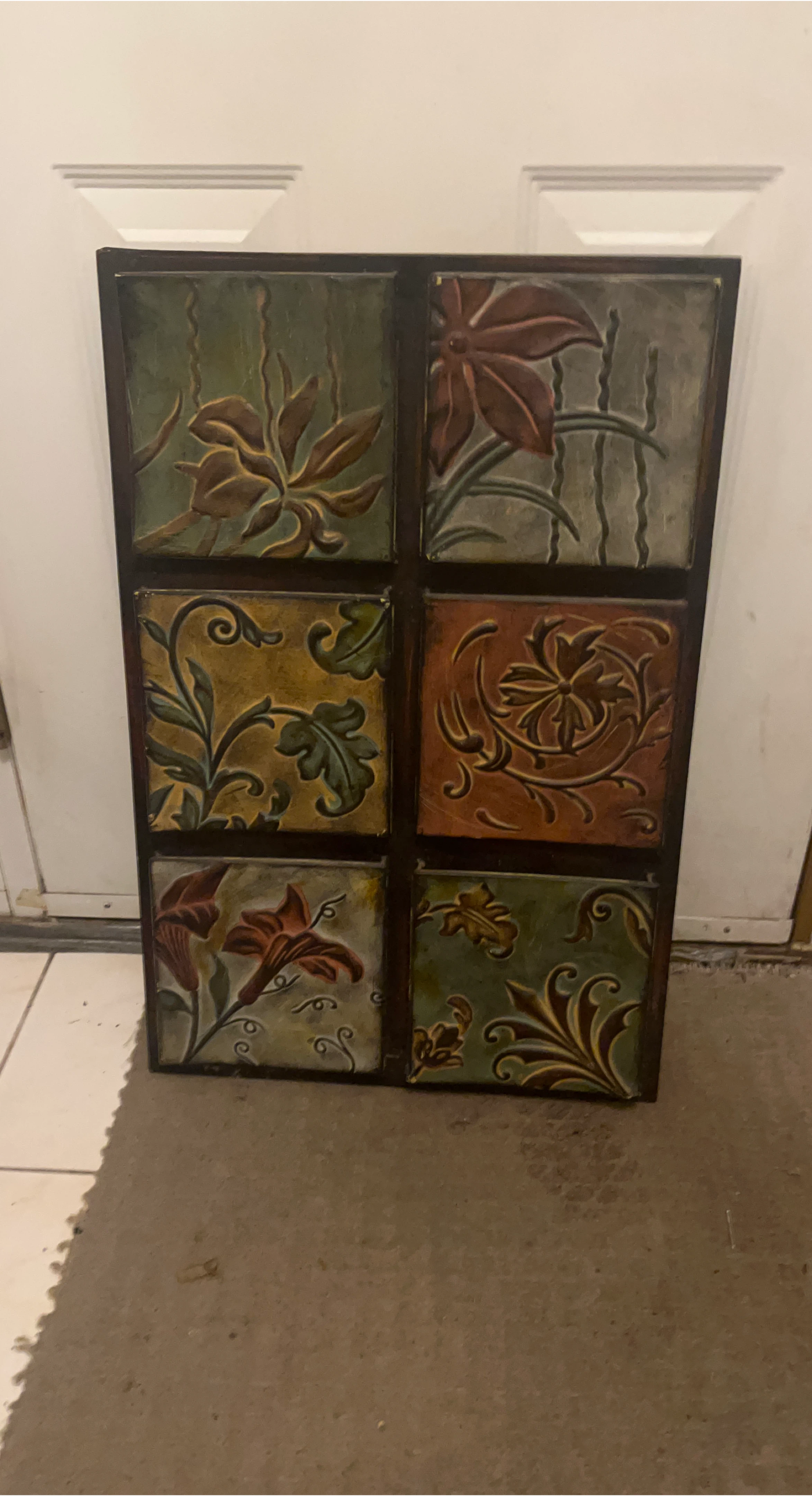 Floral Wall Art Panel