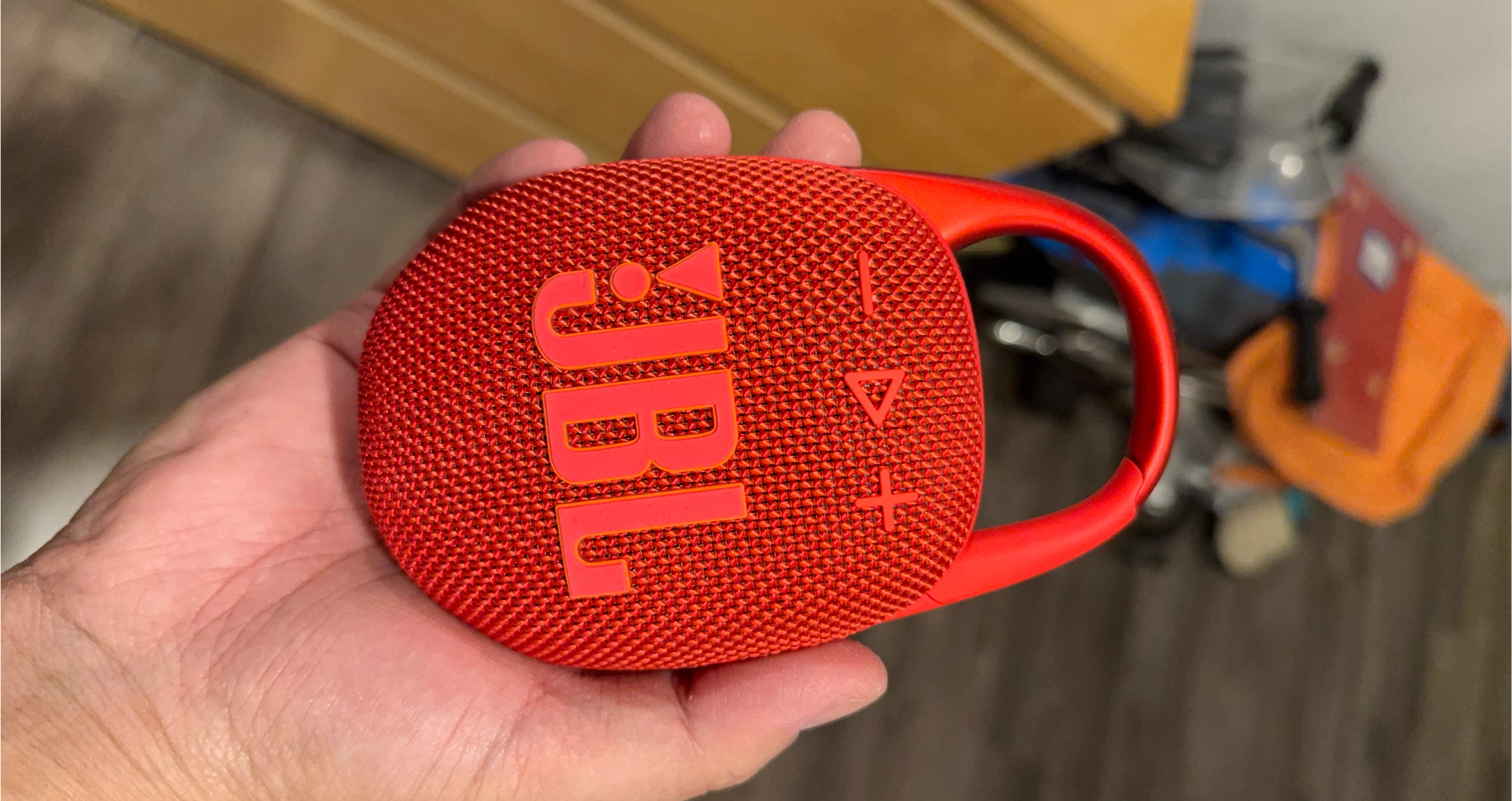 JBL Clip 5 Portable Bluetooth Speaker - Red