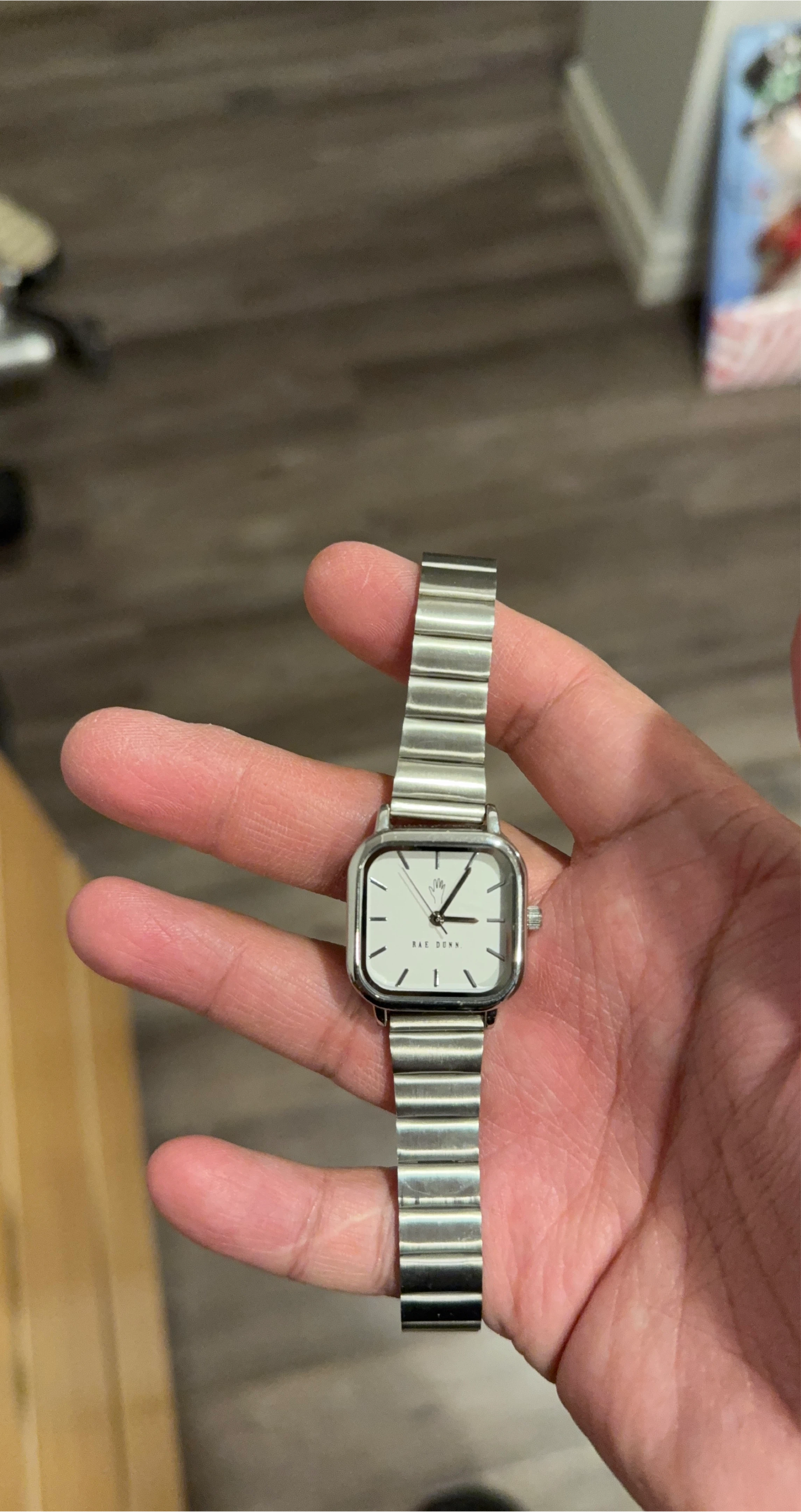 Rae Dunn Silver Watch