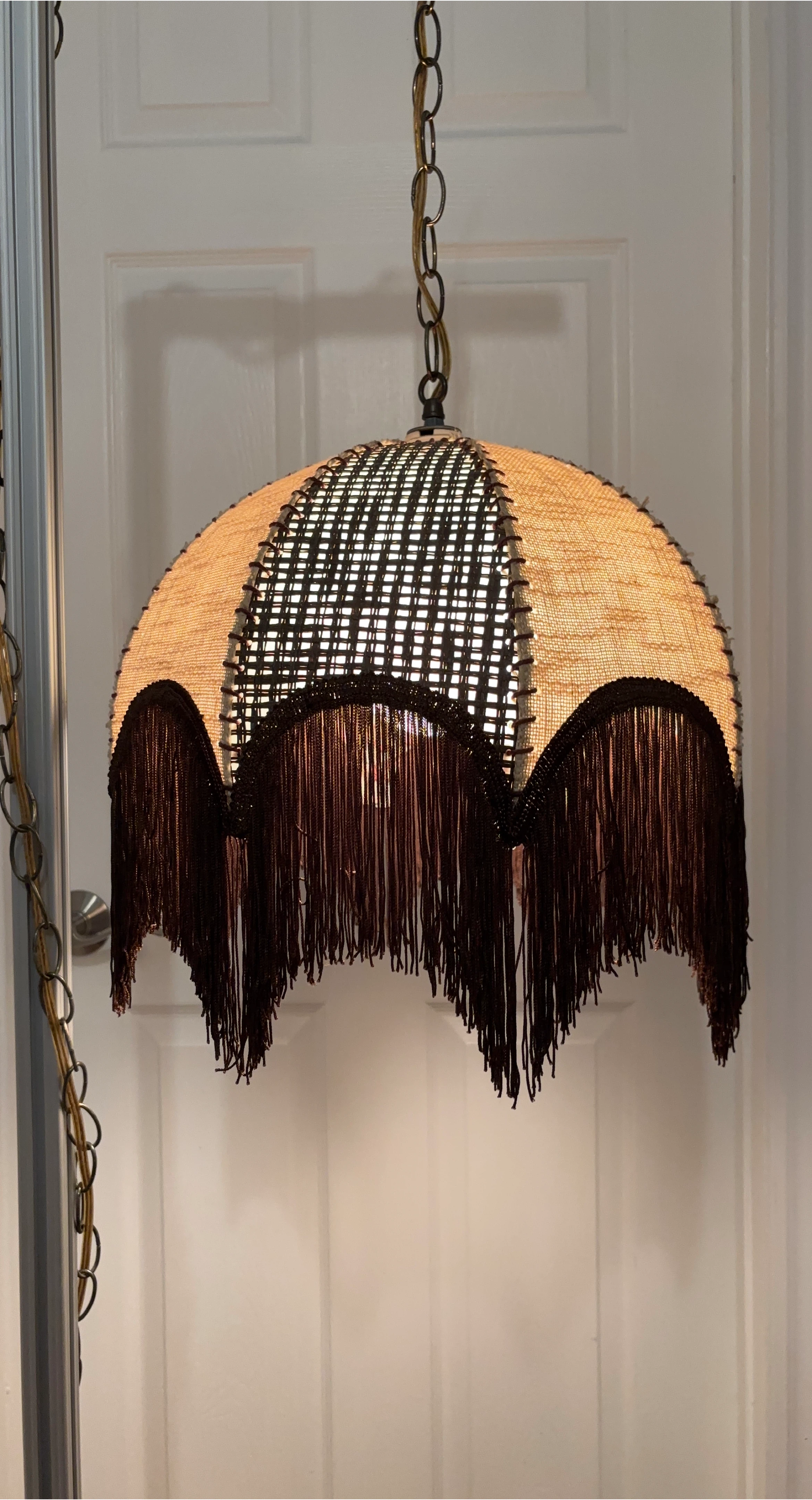 Vintage Fringe Hanging Lamp