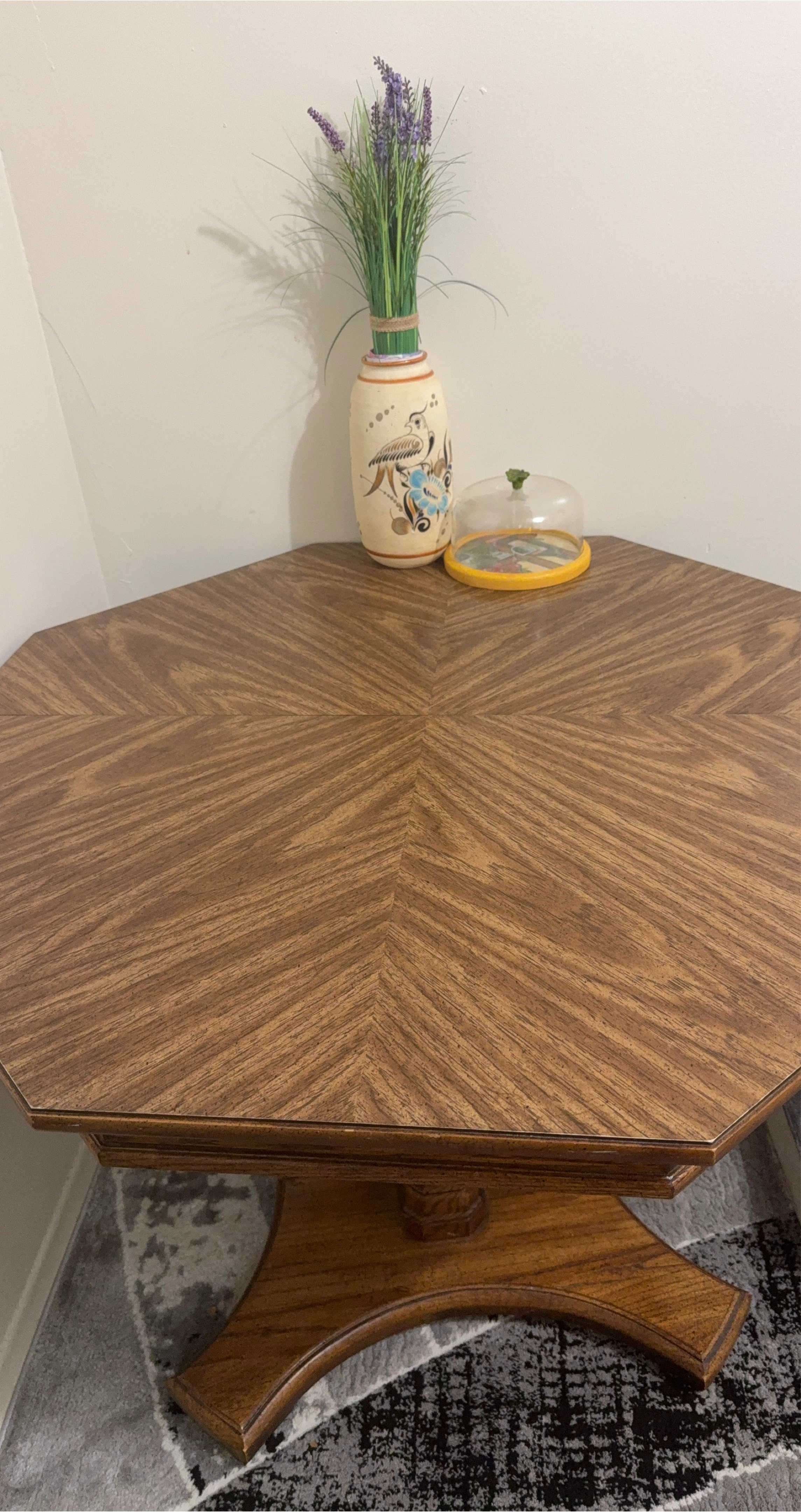 Wooden Octagon Table
