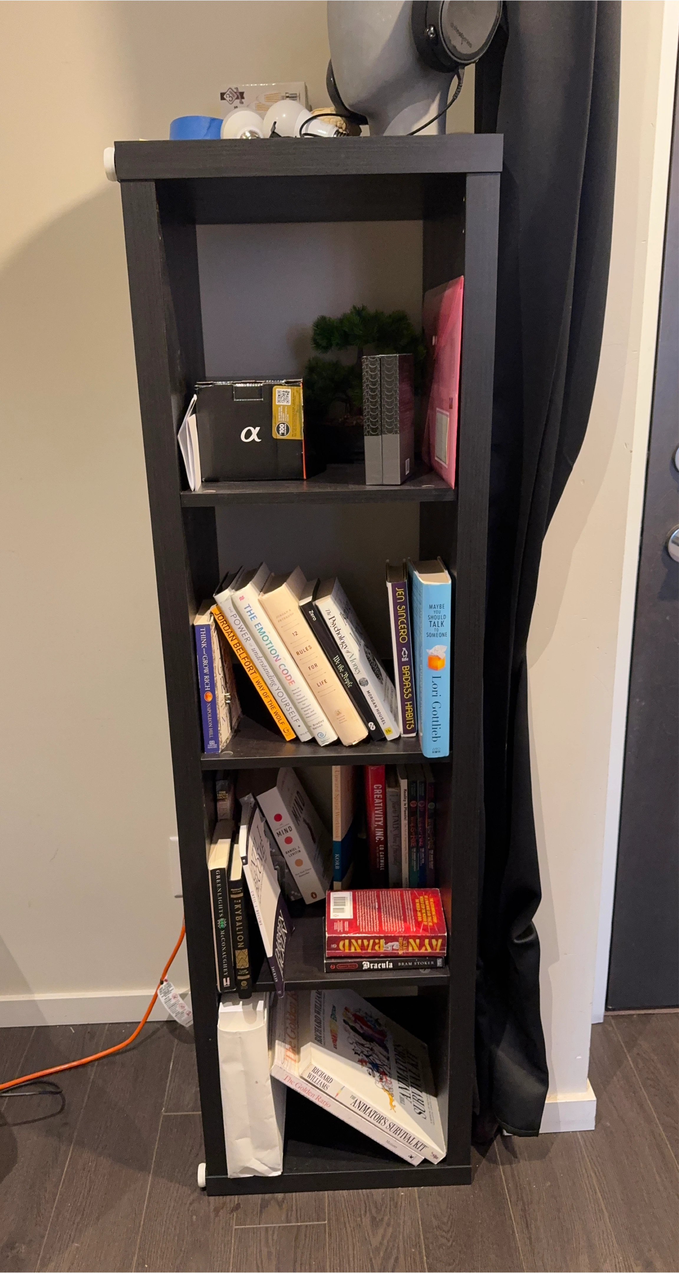 Black Bookshelf - Ikea KALLAZ