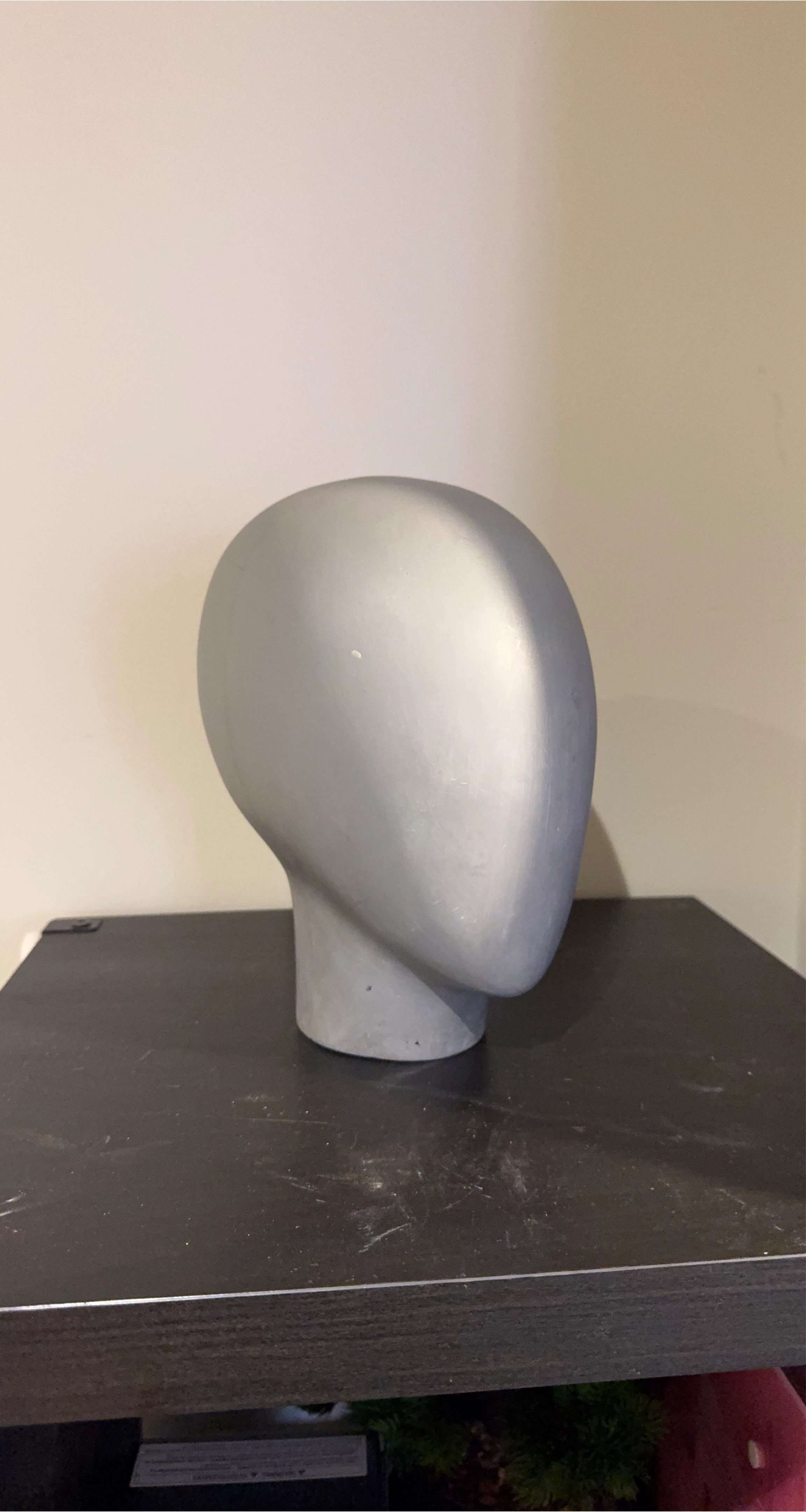 Mannequin Head Silver