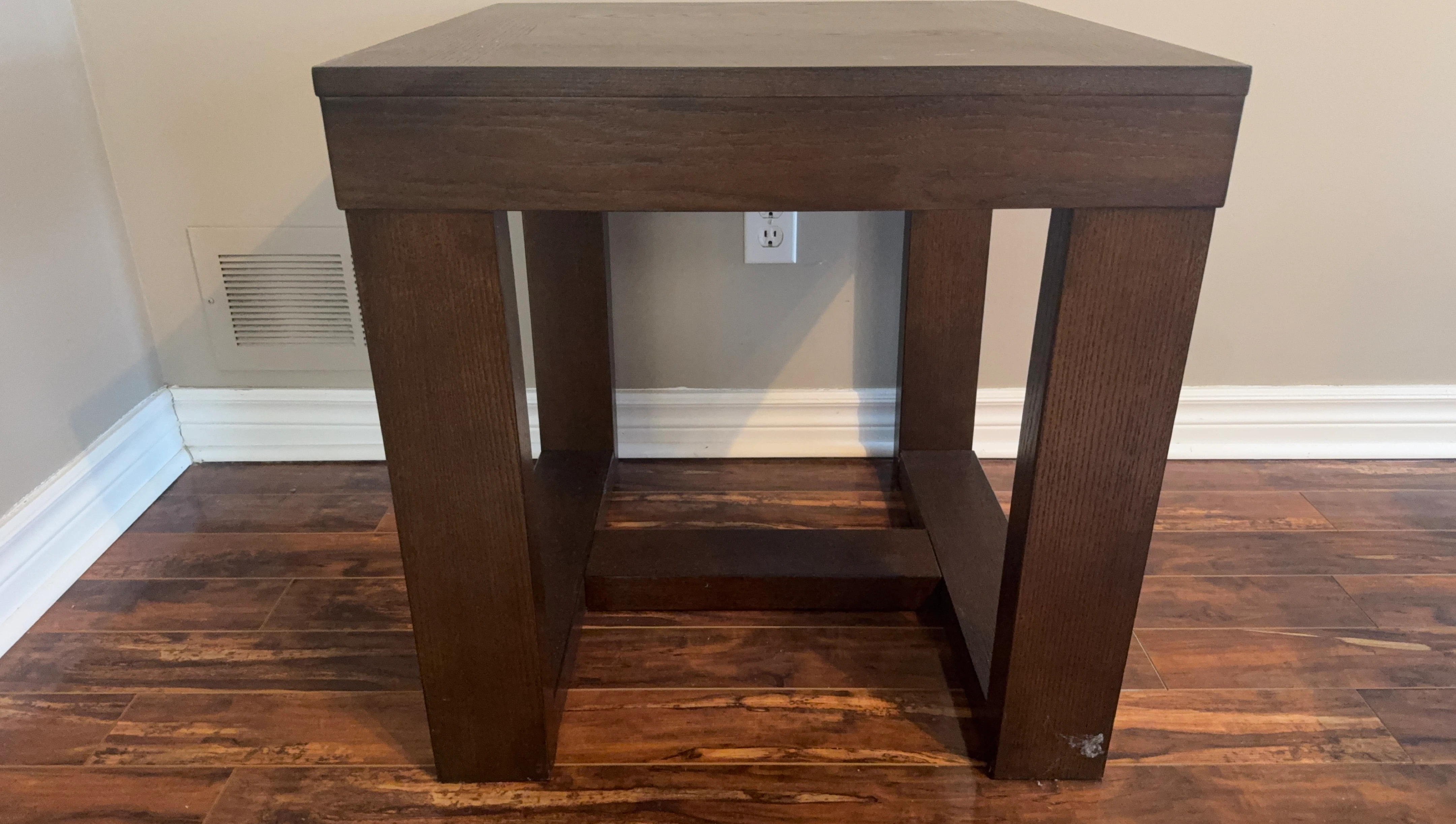 Brown Wooden Side Table