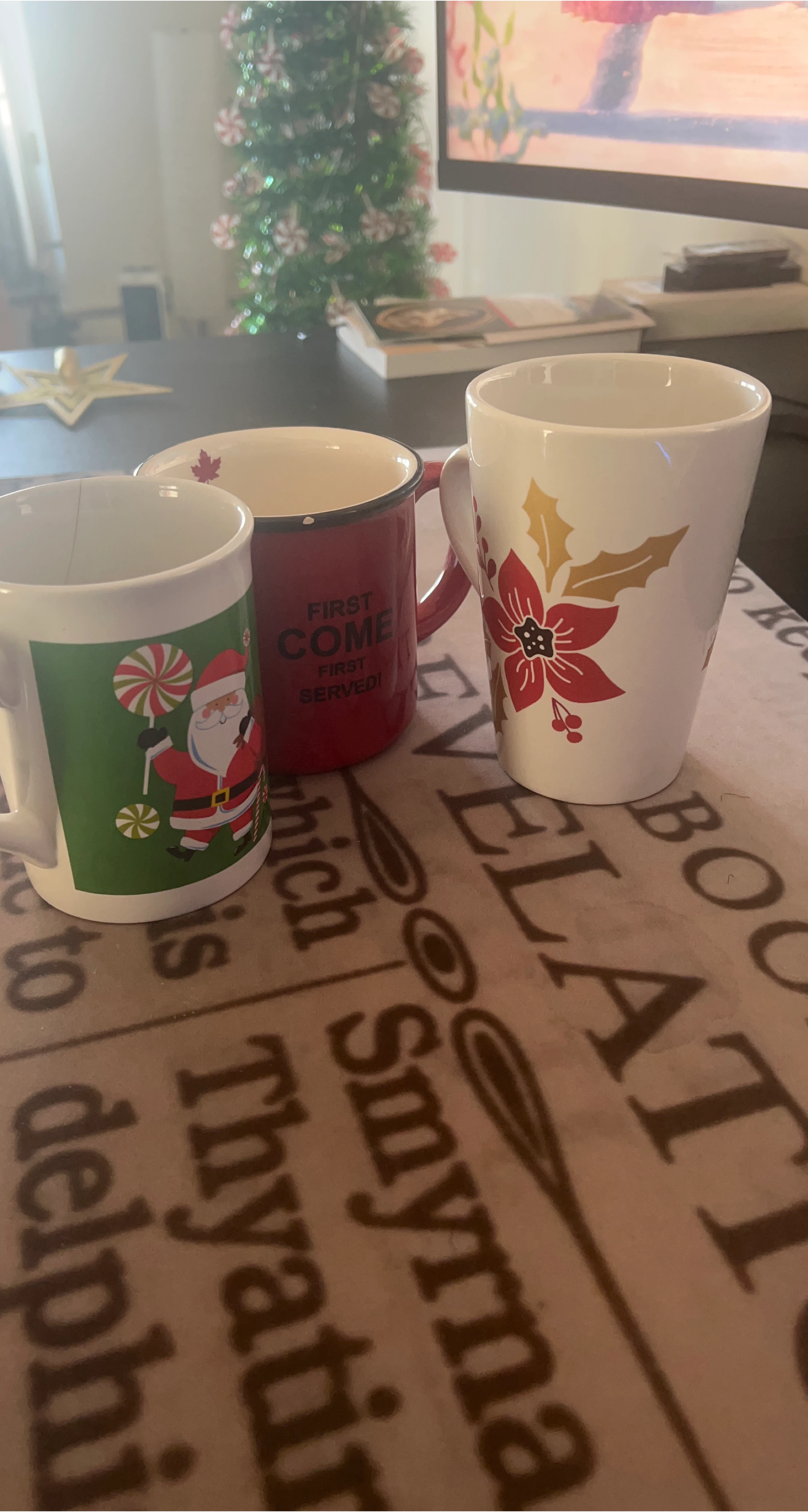 Christmas Themed Cups #gifting